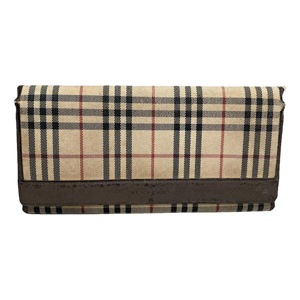 Burberry Beige Leather Wallet Size ONE SIZE - 1 Thumbnail