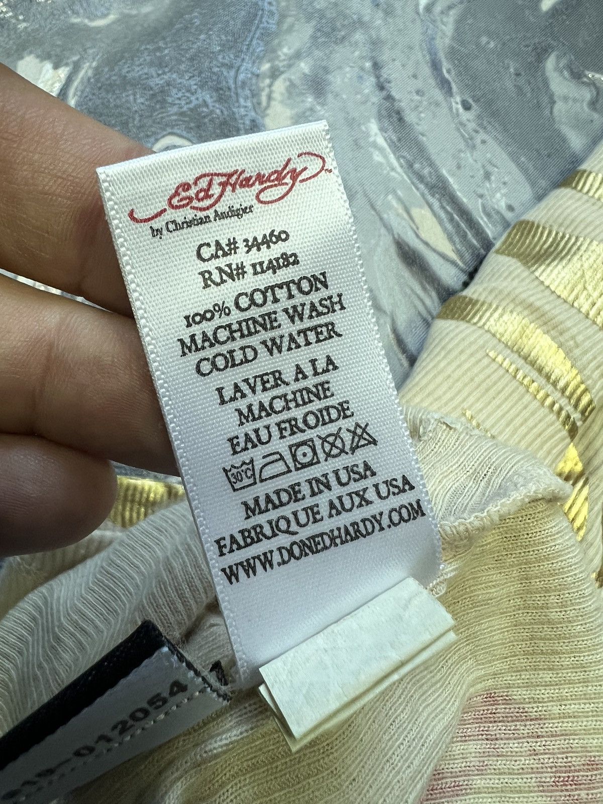 Christian Audigier × Ed Hardy × Vintage Crazy Ed Hardy By Christian Audigier Y2K T-Shirt tank Size S / US 4 / IT 40 - 8 Thumbnail