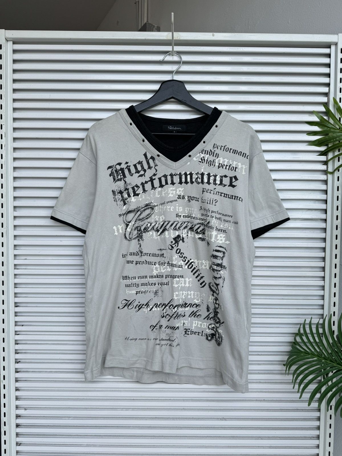Japanese Brand Punk! Delufoam Poem Riot Tees Size US L / EU 52-54 / 3 - 1 Thumbnail