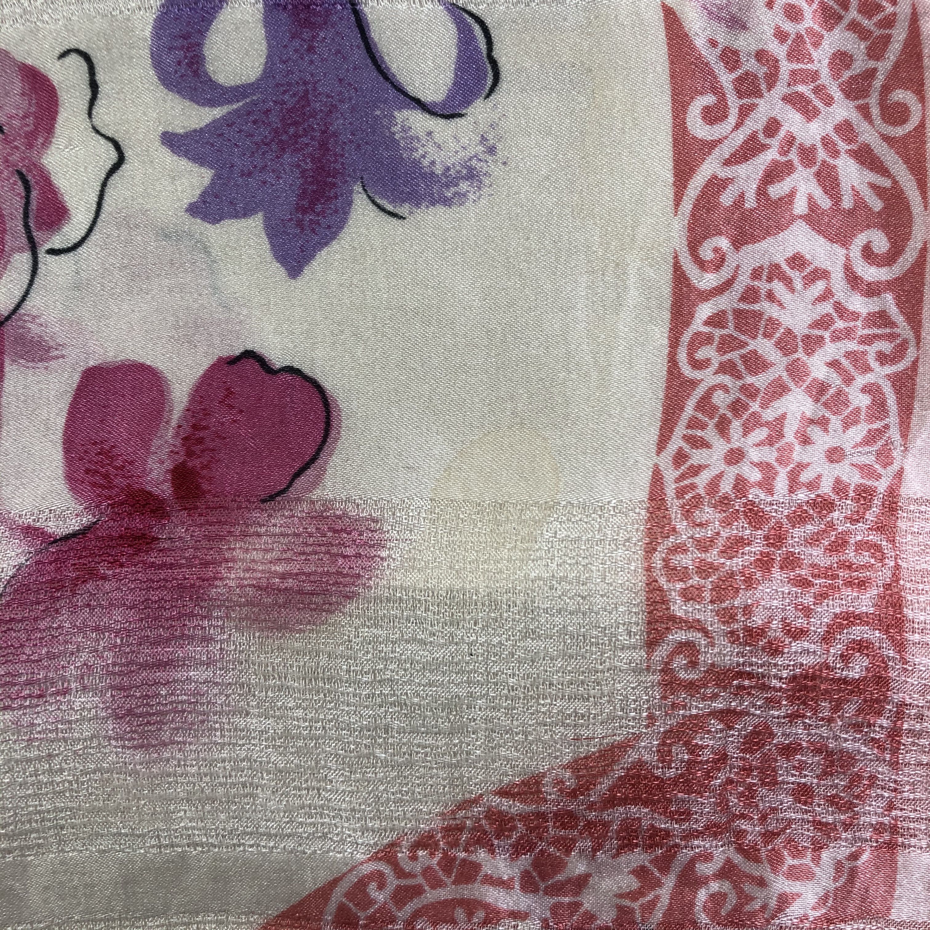 Nina Ricci × Vintage Vintage Nina Ricci Silk Scarf Size ONE SIZE - 7 Thumbnail