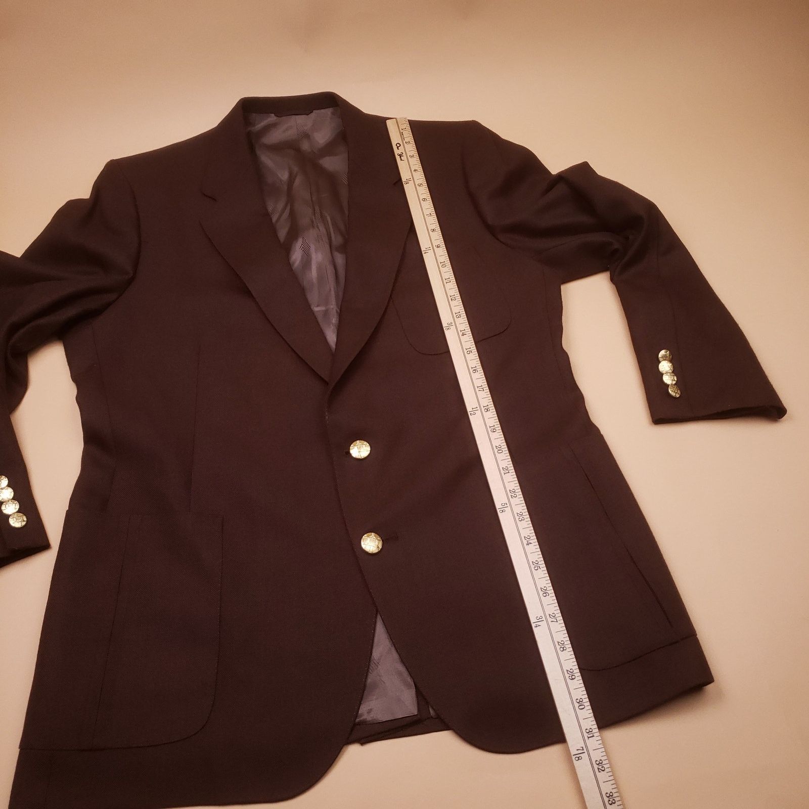Lanvin Vintage 90s Lanvin Paris Brown Blazer Jacket Wool Blend Rare Size US XL / EU 56 / 4 - 11 Thumbnail
