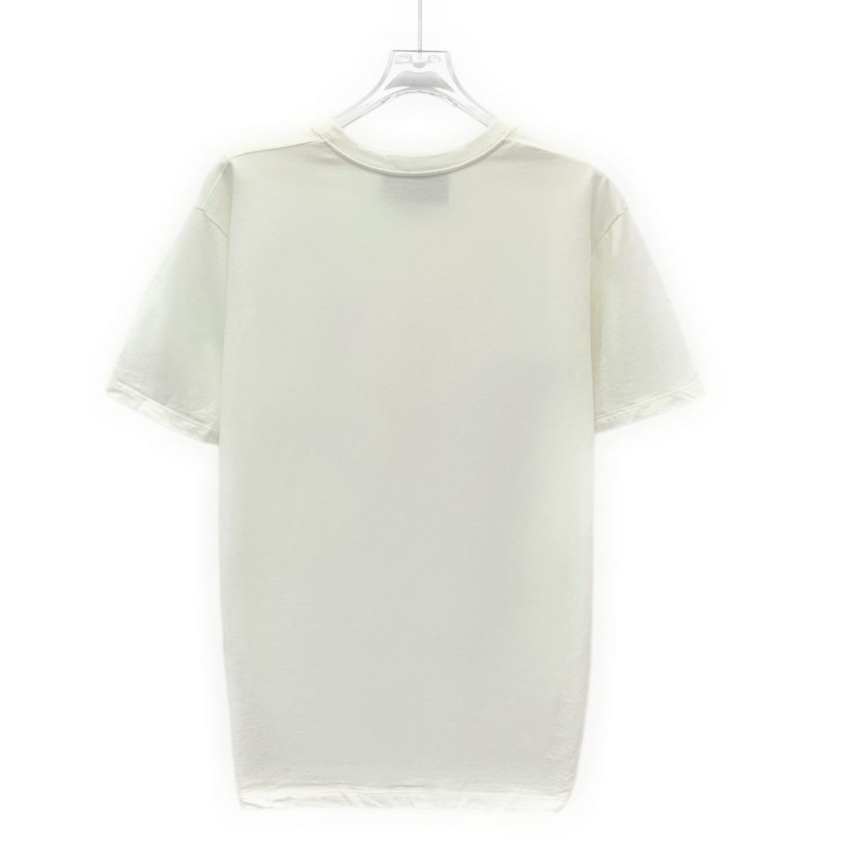 Gucci Gucci White Logo Emblem Printed Short Sleeve T-shirt K26WX Size S / US 4 / IT 40 - 2 Thumbnail