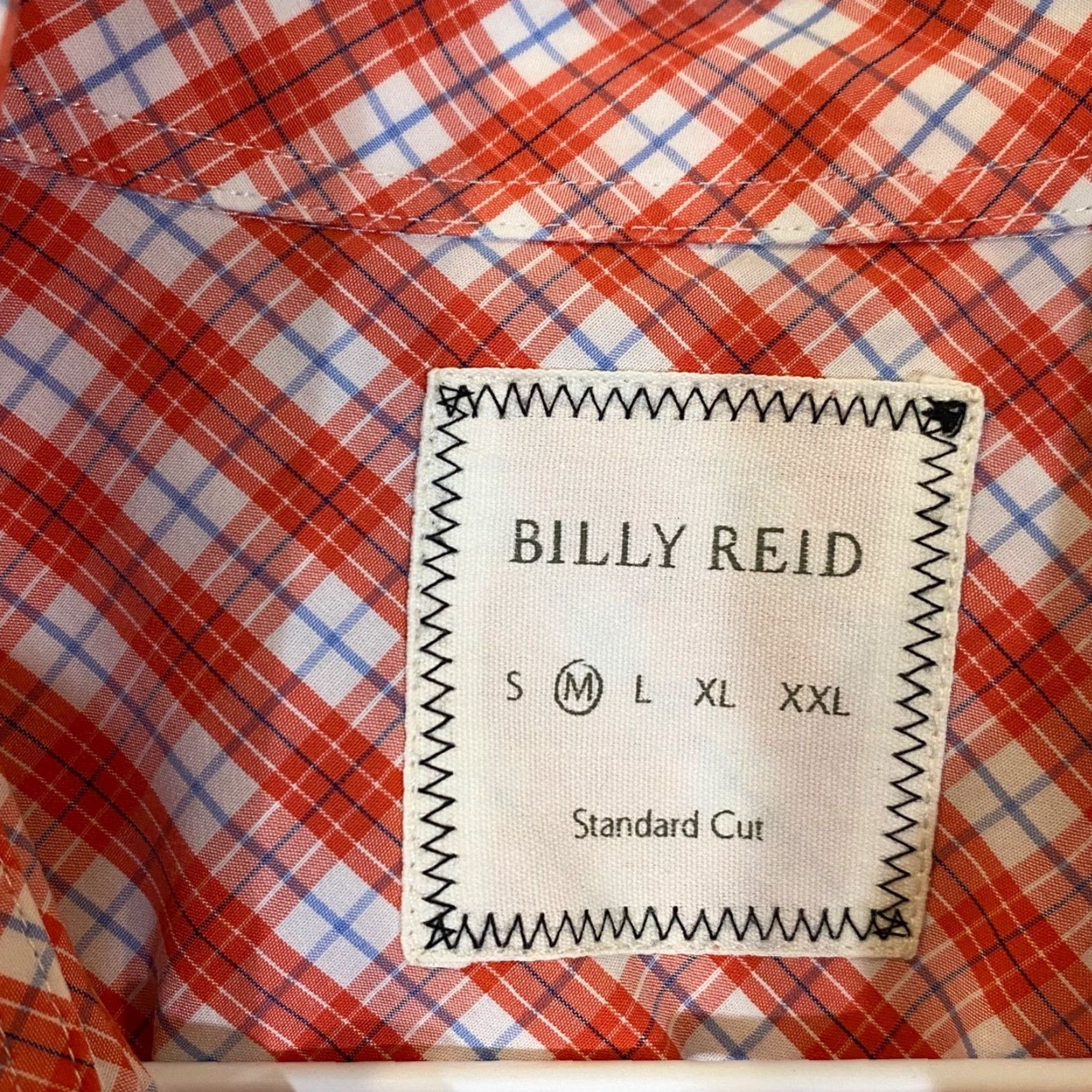 Billy Reid Billy Reid Shirt Mens Medium Red White Plaid Button-Down Dress Top L/S Shirt Mens Regular Multicolor Plaid Billy Reid Button-Up Top L/S Size US M / EU 48-50 / 2 - 3 Thumbnail