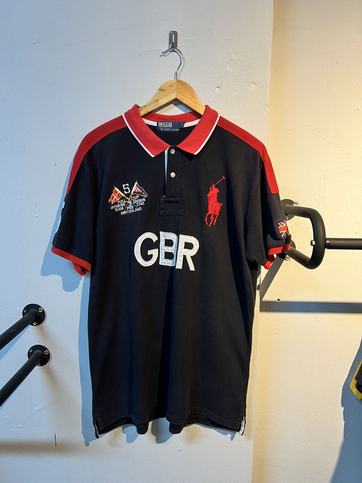 Polo Ralph Lauren × Vintage Polo Ralph Lauren Great Britain Size US XL / EU 56 / 4 - 1 Thumbnail