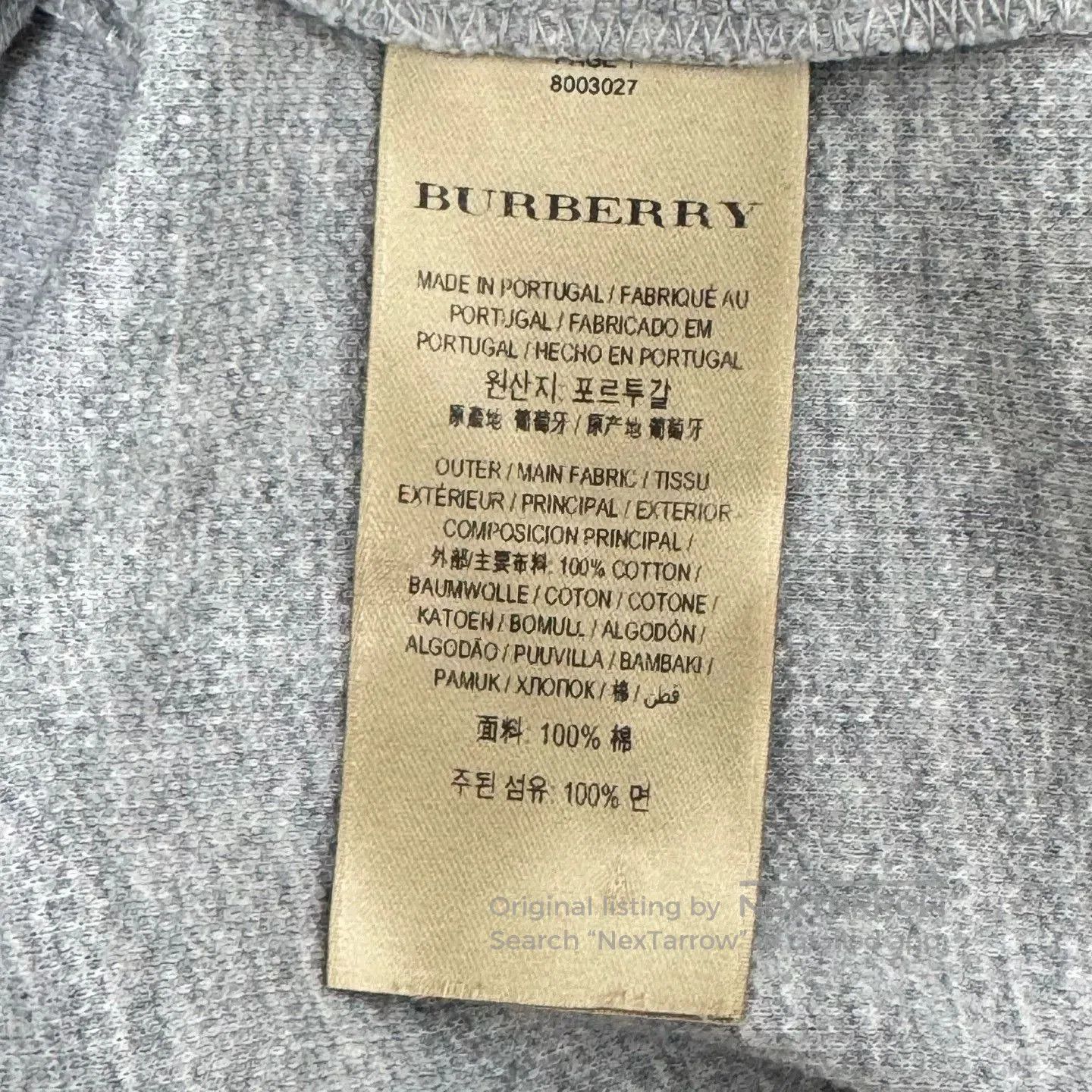 Burberry Burberry Embroidered Logo Short Sleeve Polo. Size US L / EU 52-54 / 3 - 4 Thumbnail
