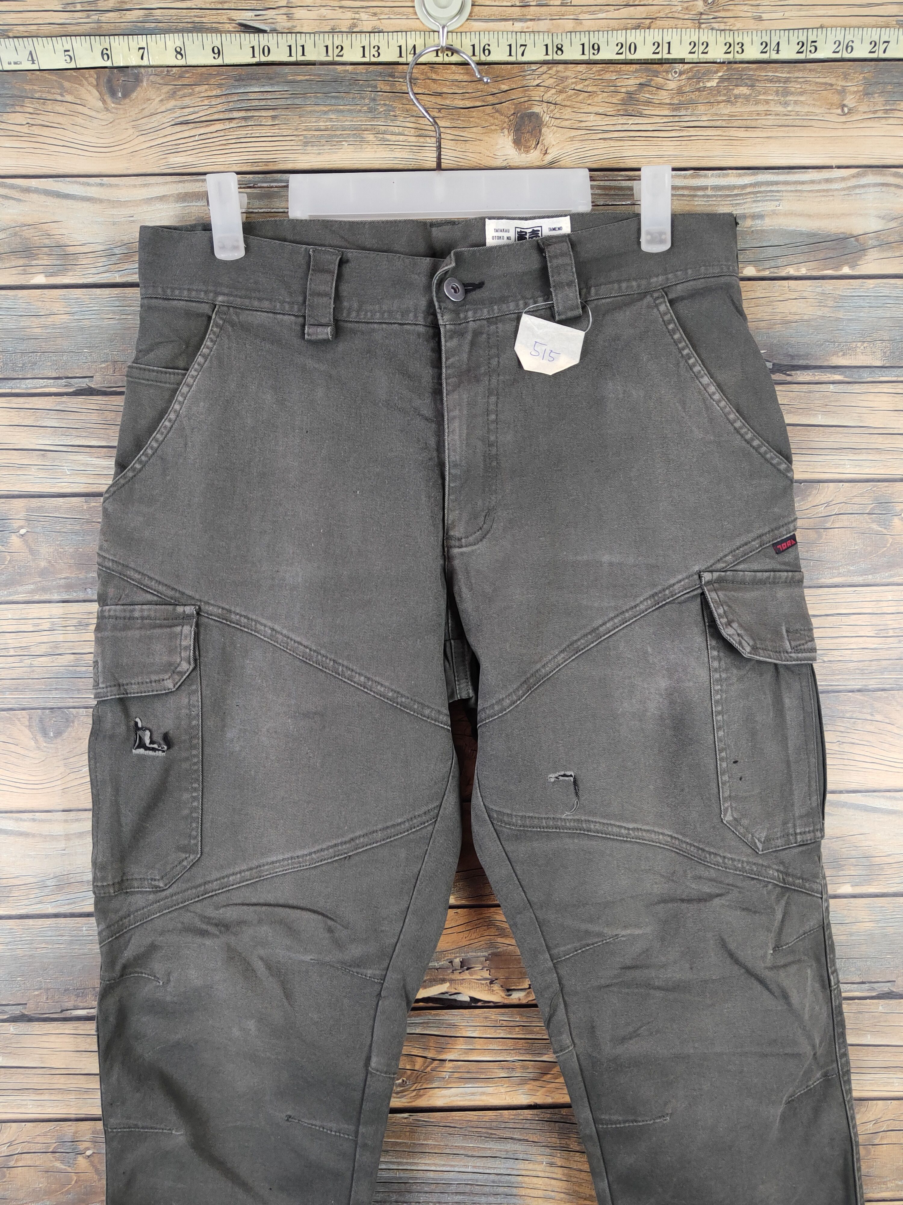 Japanese Brand DLL Toraichi Olive Multipocket Joggers #515 Size US 32 / EU 48 - 2 Thumbnail