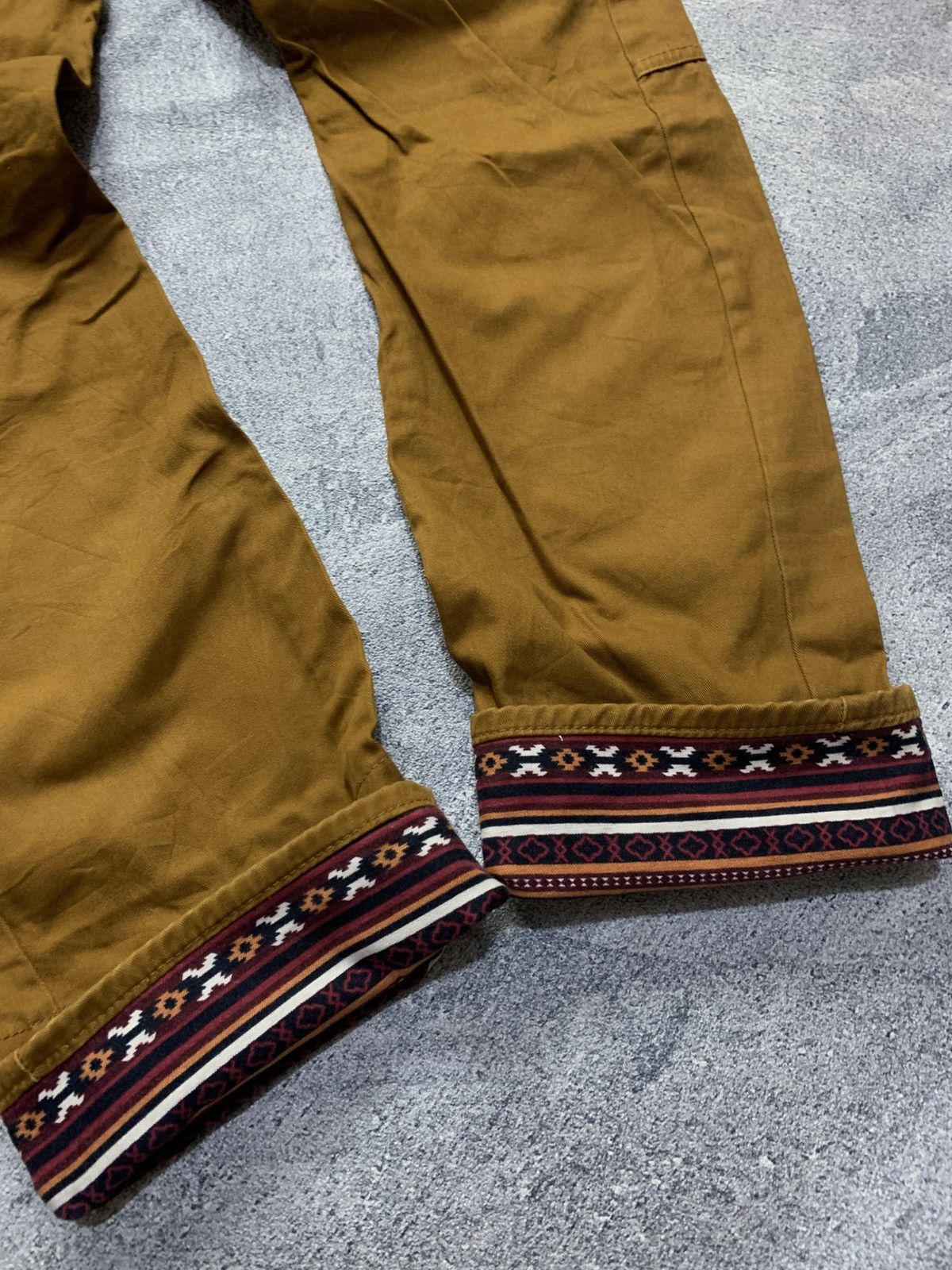 If Six Was Nine 🐍 2000s Dominate Japan Handcrafted Double Waist Pants Size US 32 / EU 48 - 3 Thumbnail