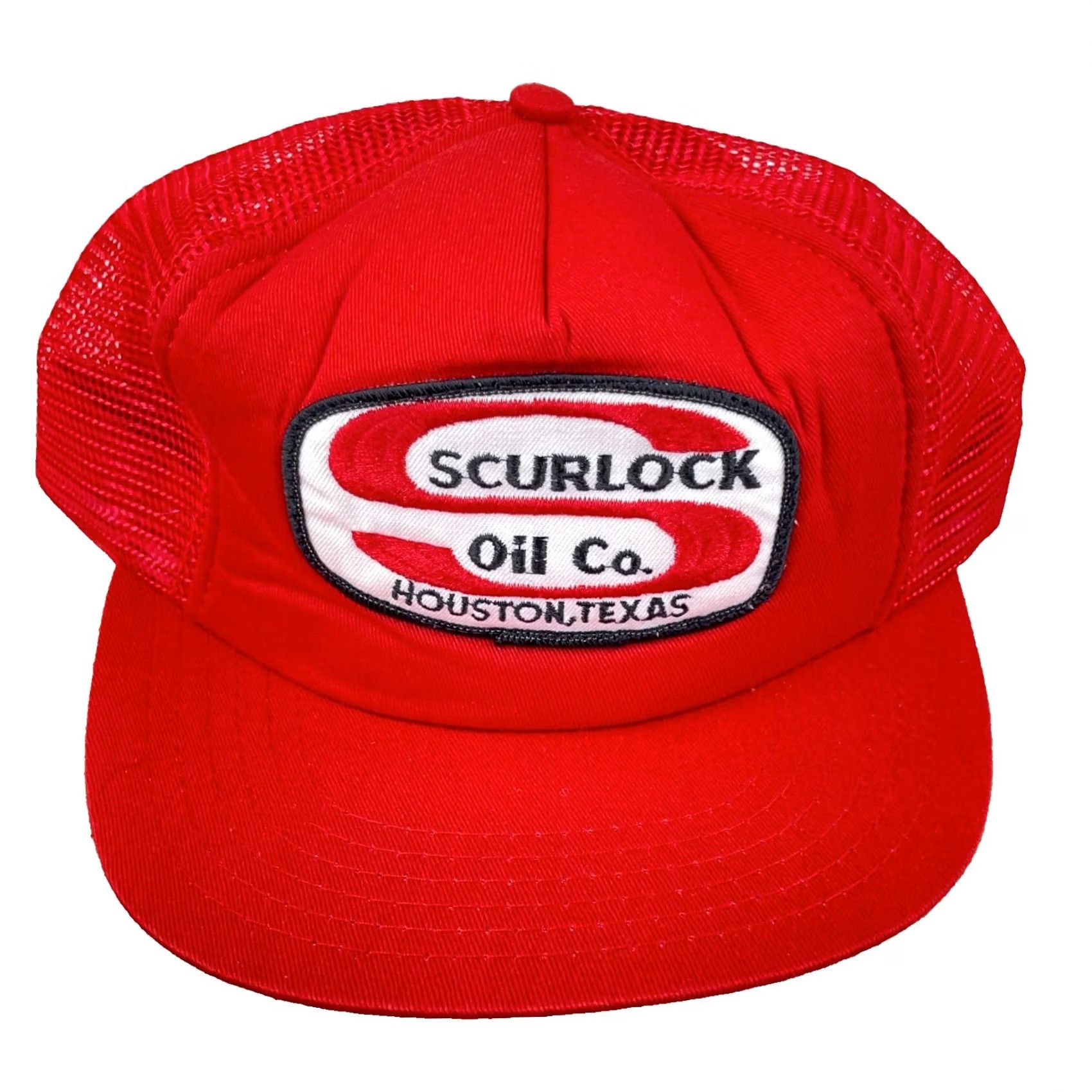 GAS VINTAGE Scurlock Oil Trucker Hat Cap Snapback Petroleum Gas Patch Houston Texas Size ONE SIZE - 2 Thumbnail