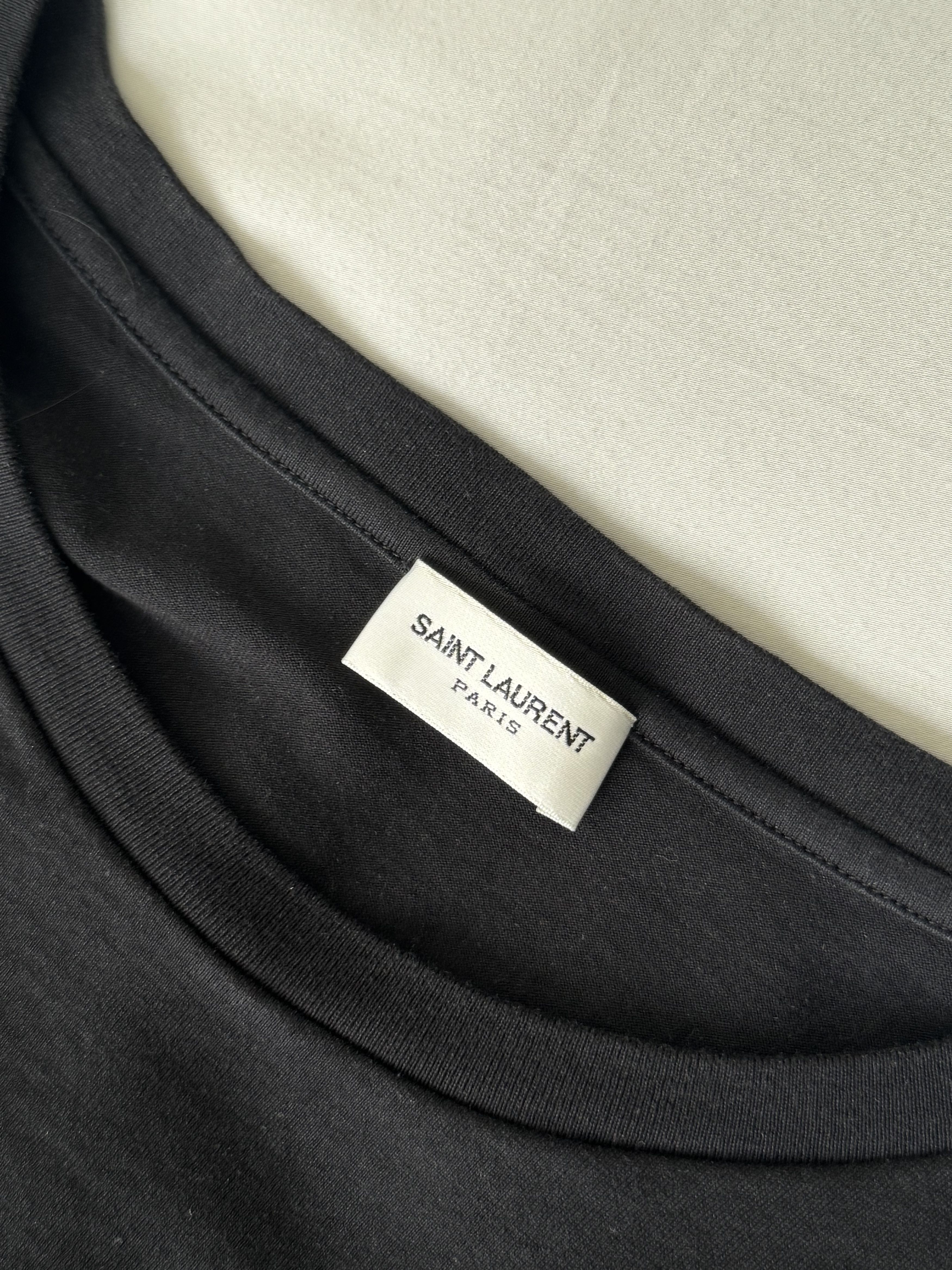 Saint Laurent Paris Saint Laurent Classic Logo Tee Size US XXL / EU 58 / 5 - 3 Thumbnail