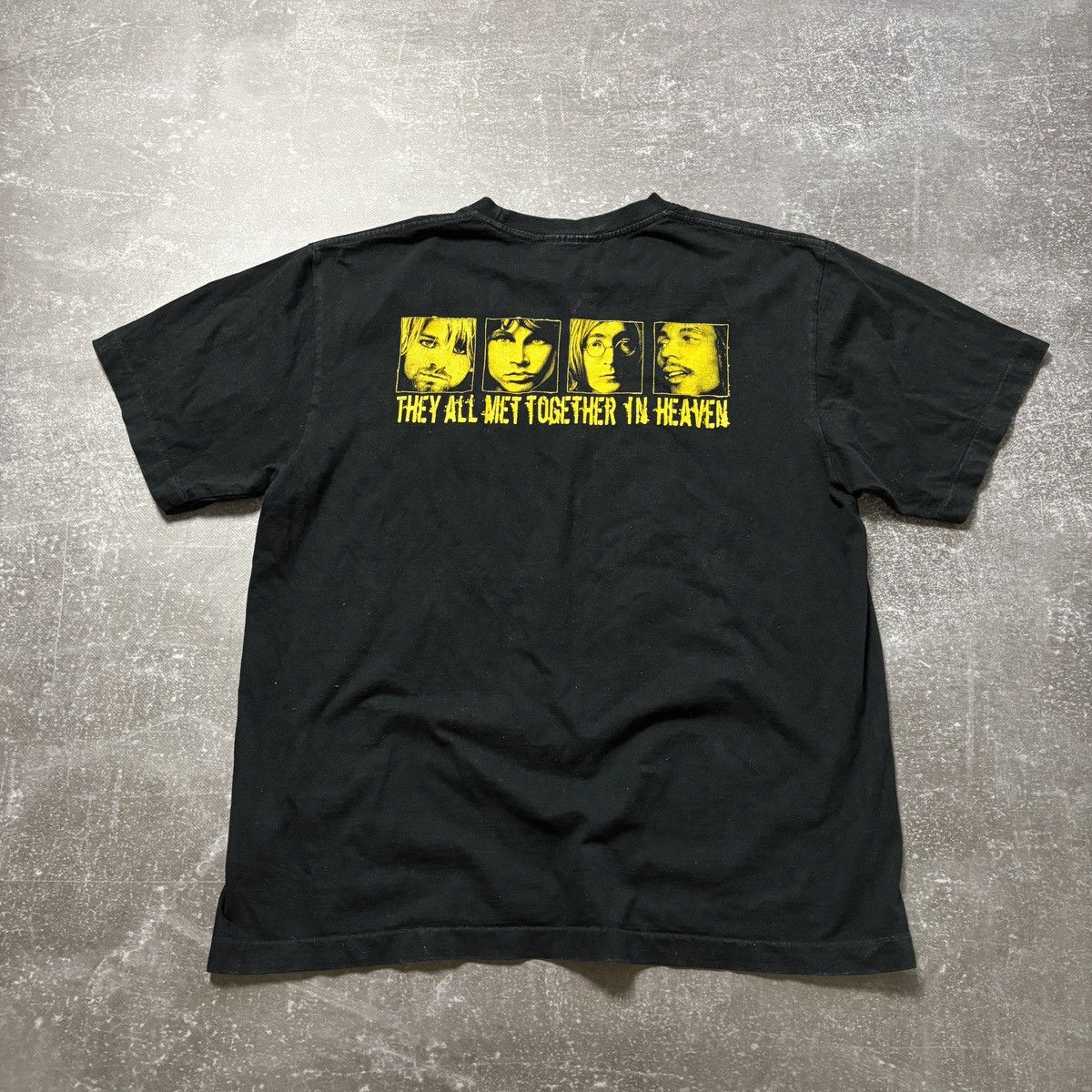 Band Tees × Bob Marley crazy 90s single stitch Kurt Cobain legends t-shirt lennon Size US M / EU 48-50 / 2 - 9 Thumbnail