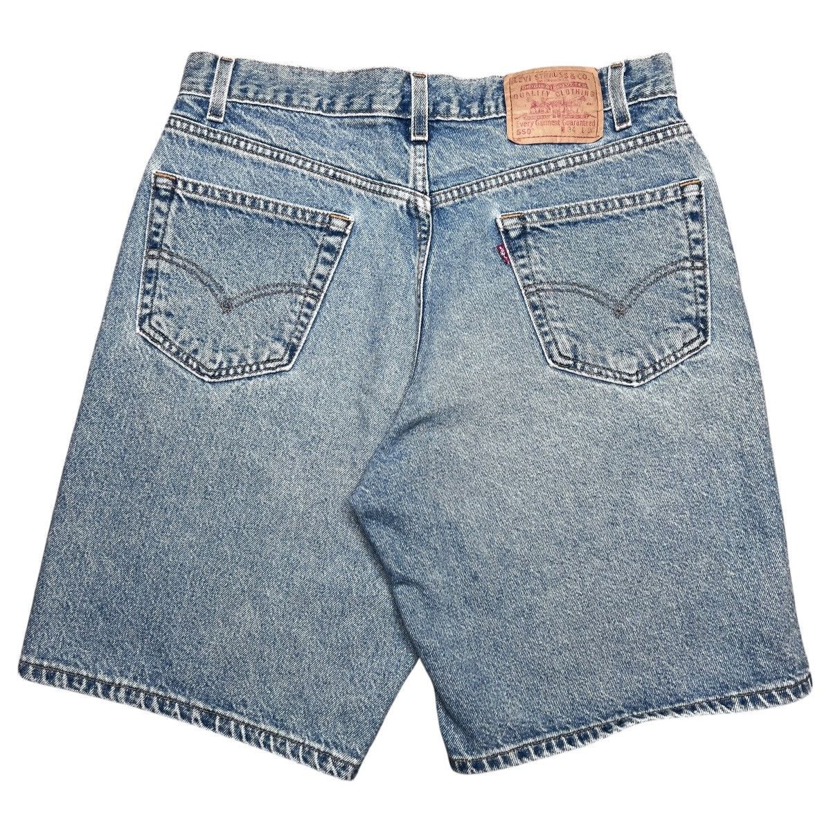 Levi's Vtg 2000s Levi’s 550 Denim Made In Guatemala Zip Up Shorts Size US 32 / EU 48 - 2 Thumbnail