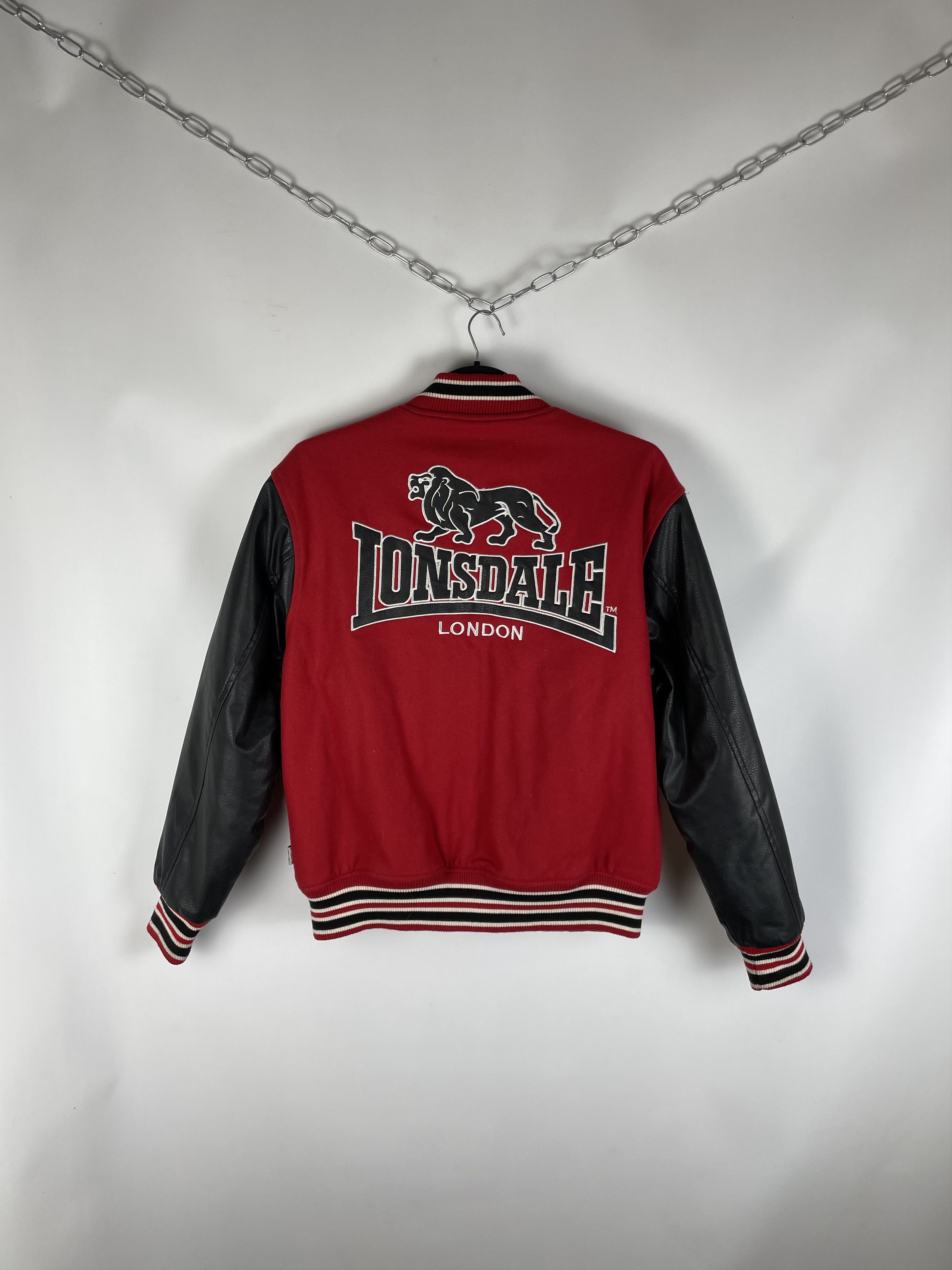 Lonsdale Vintage Lonsdale London Big Logo Bomber Jacket 90s Size US XL / EU 56 / 4 - 9 Thumbnail