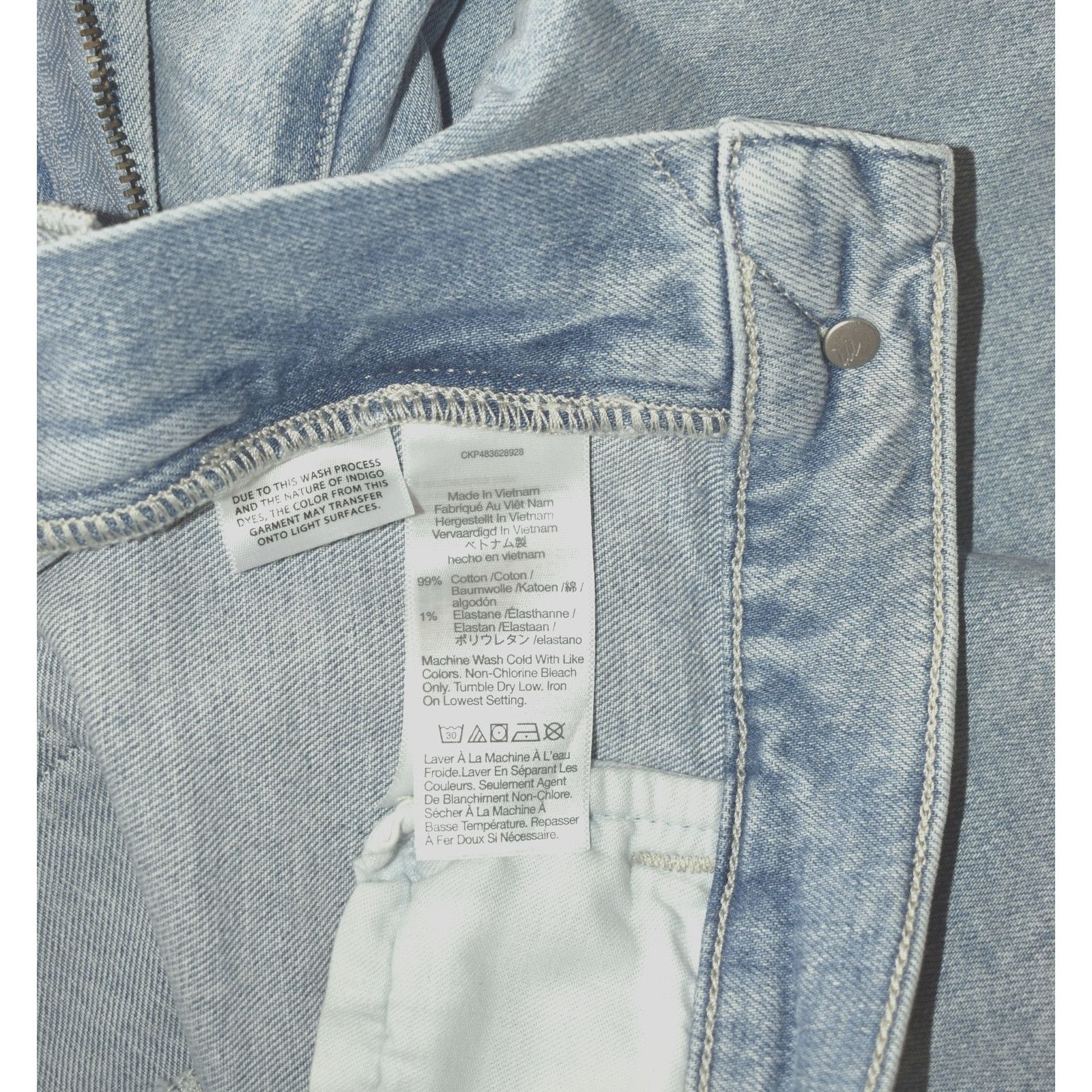 Madewell B0 Auth MADEWELL Emmett Blue Denim Wide Leg Jeans Size 26 Size 26" / US 2 / IT 38 - 7 Thumbnail