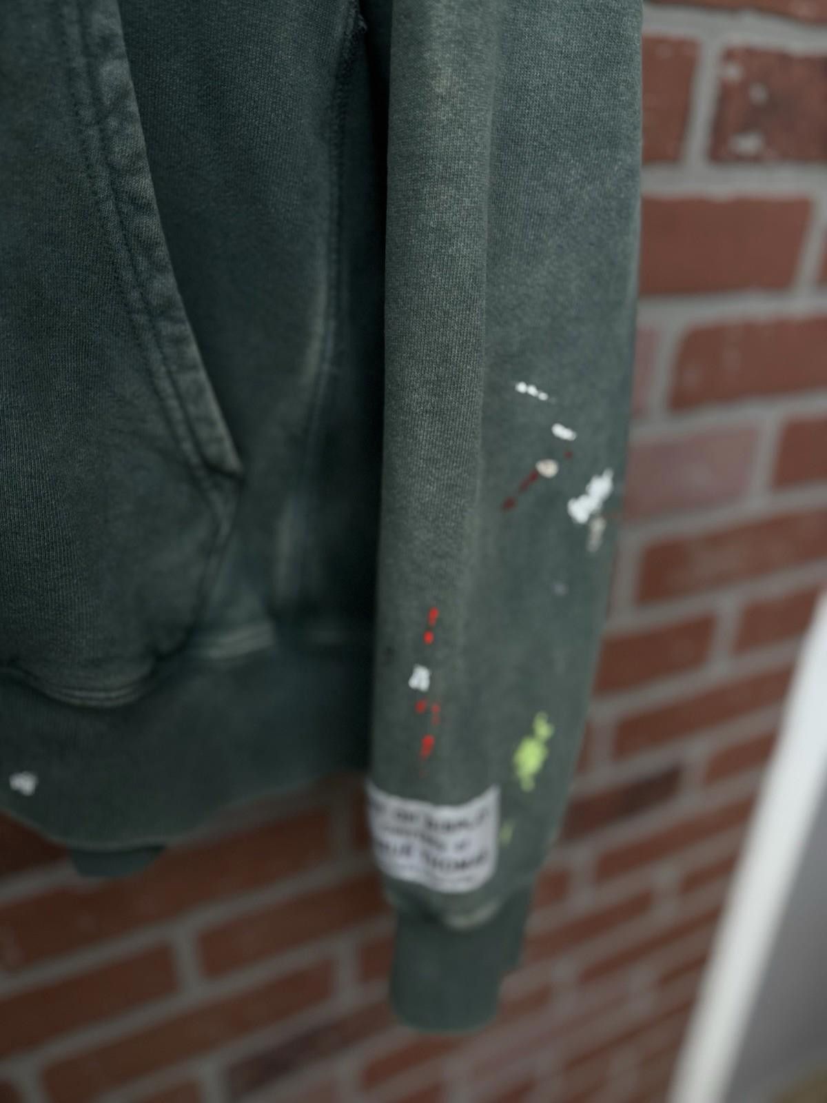 Gallery Dept. Gallery Dept Paint Splatter Sweatshirt Hoodie Size XXL Green Size US XXL / EU 58 / 5 - 6 Thumbnail