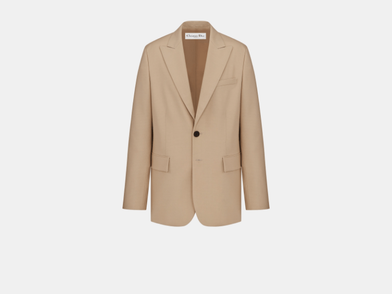 Dior o1w1db11225 451V18 Blazer in Beige Size XL / US 12-14 / IT 48-50 - 1 Thumbnail