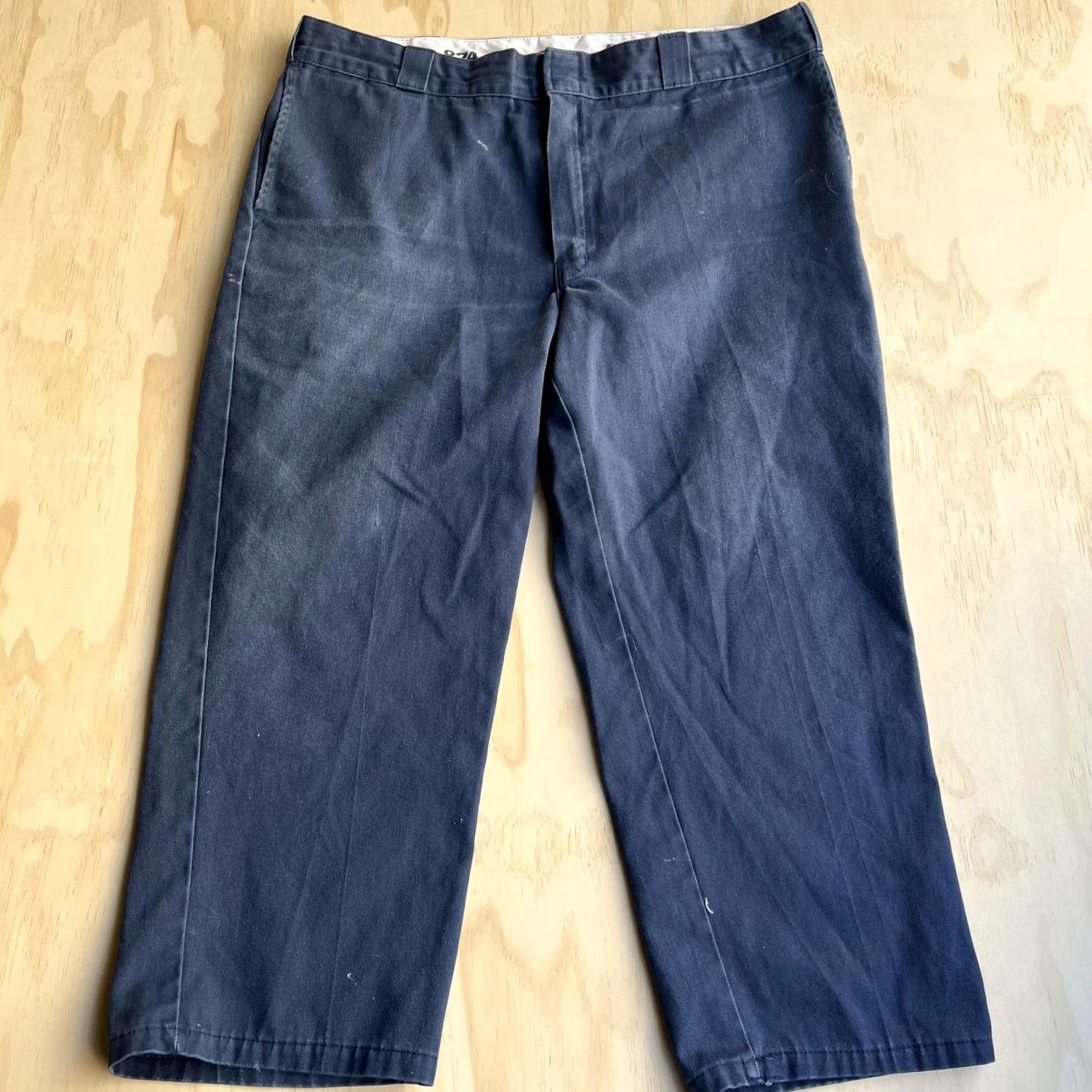 Dickies Dickies Pants Mens 38x25 Blue 874 Original Fit Chino Straight Leg Workwear Twill Size US 38 / EU 54 - 3 Thumbnail