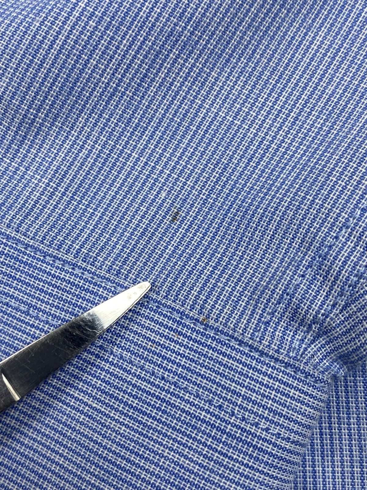 Dior Christian Dior Monsieur Blue Button Down Shirt Size 17 XL Size US XL / EU 56 / 4 - 14 Thumbnail
