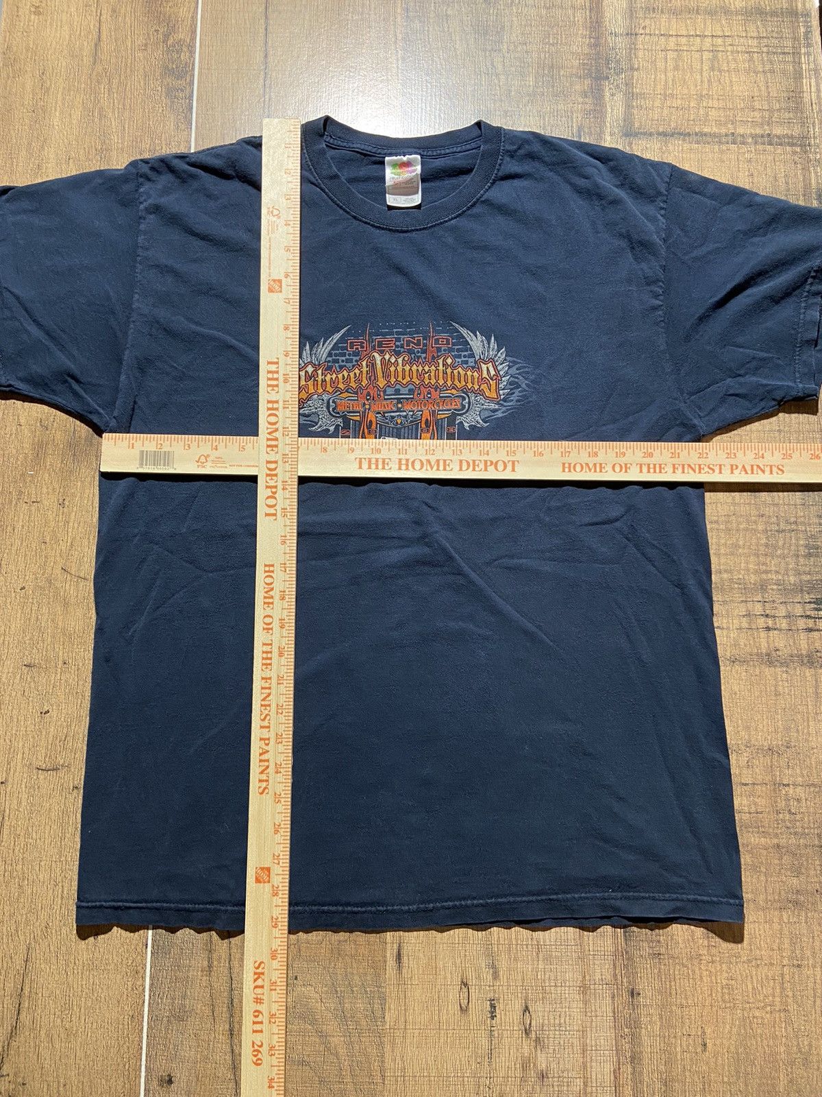 Fruit Of The Loom Vintage 2008 street vibrations chopper tee Size US XL / EU 56 / 4 - 4 Thumbnail