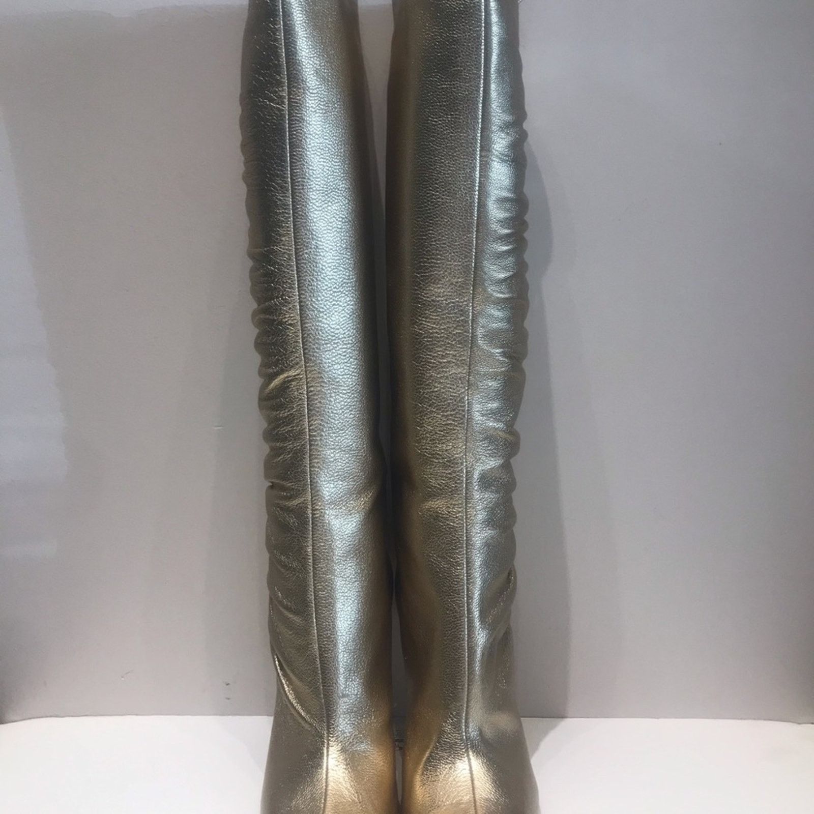 Jimmy Choo Jimmy Choo knee boot slips on with covered heel Size US 6 / IT 36 - 2 Thumbnail