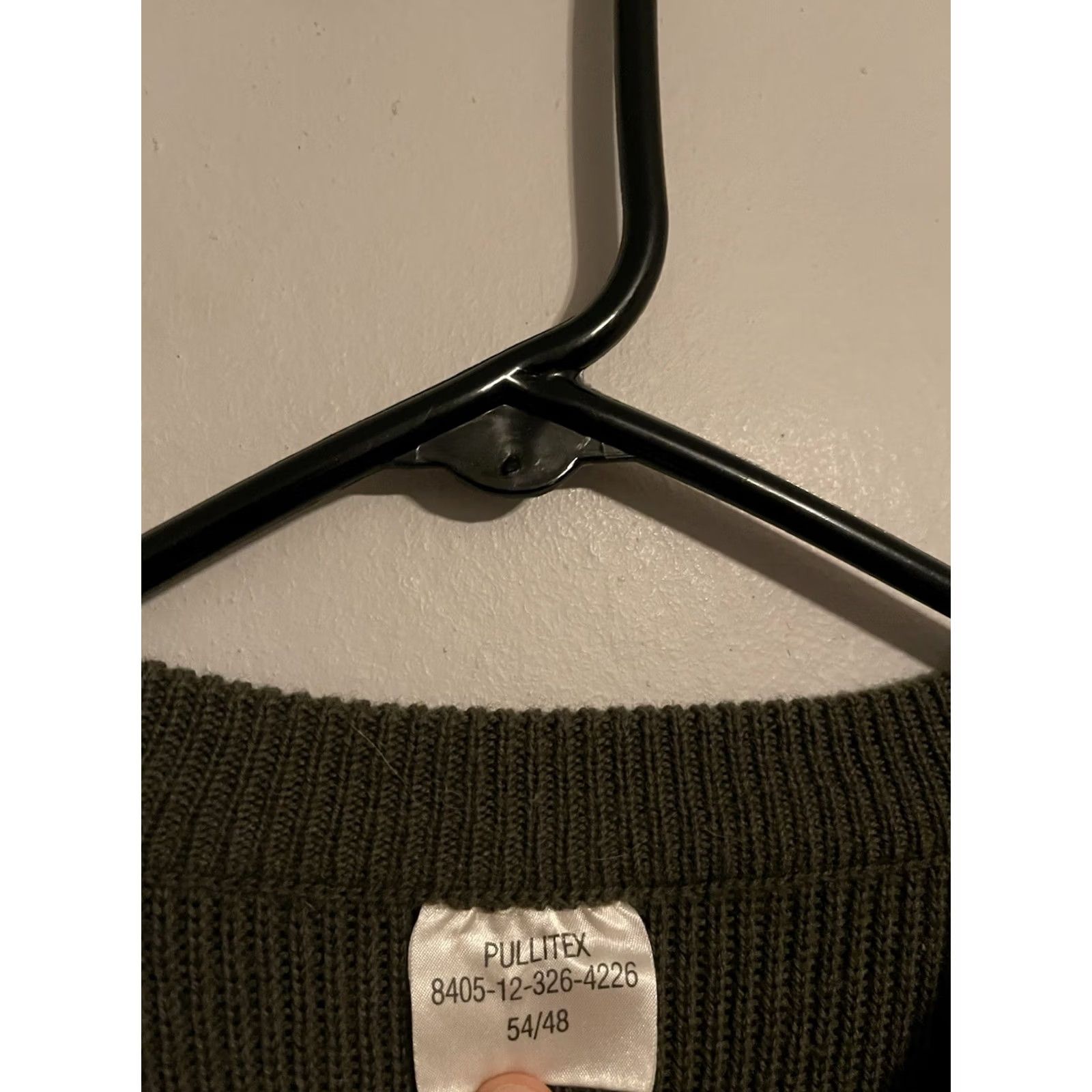 Commando German Army Military Commando Sweater Jumper Green Wool Germany Adult 54/48 Size US M / EU 48-50 / 2 - 3 Thumbnail