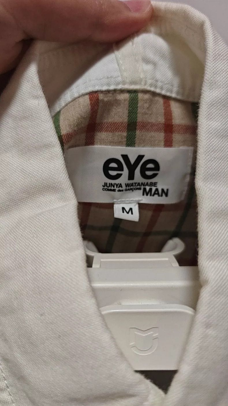 Junya Watanabe Junya Watanabe Man White Plaid Shirt Size US M / EU 48-50 / 2 - 2 Thumbnail