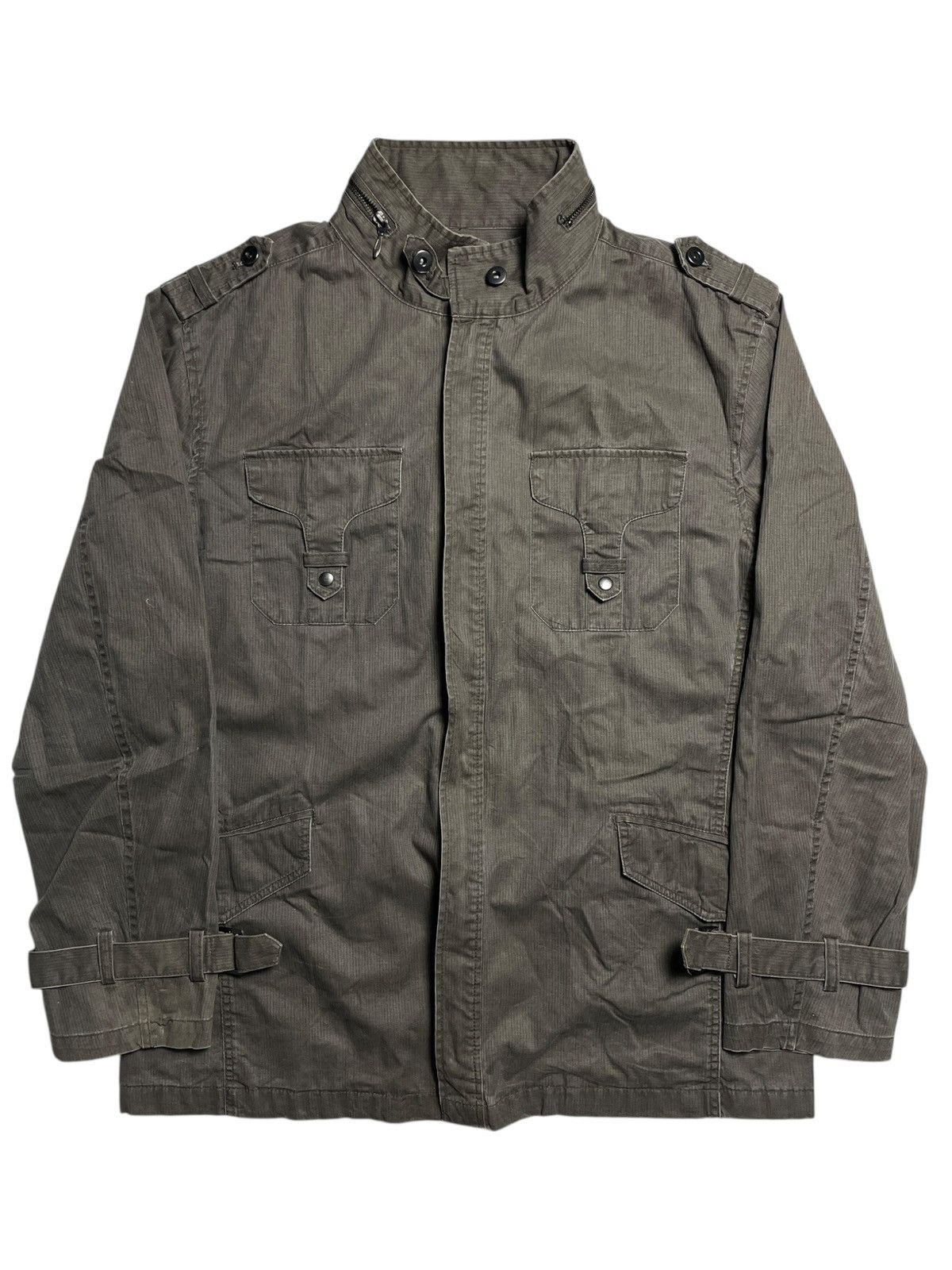 SLY 2000’s Splendid Satisfaction - Cyber Military Bondage Jacket Size US XL / EU 56 / 4 - 1 Thumbnail