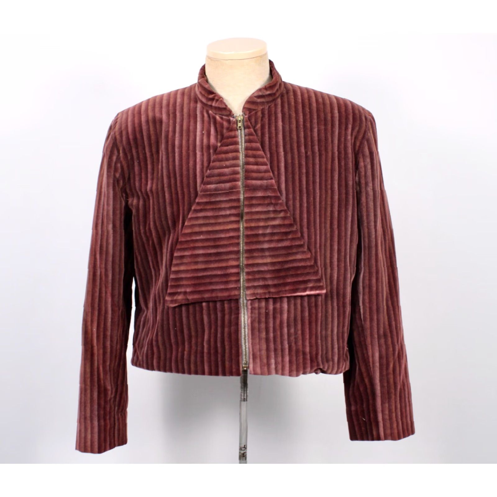 Vintage VINTAGE Mens VTG 60s 2 PC Psychedelic Rock Band Velvet Suit Sz L 1960s Outfit Set Purple Velvet Psychedelic 60s Suit Mens L Size 42R - 3 Thumbnail
