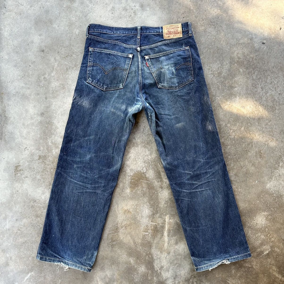 Levi's Vintage Levis 508 Faded Jean Distressed Denim Pant Size US 38 / EU 54 - 10 Thumbnail