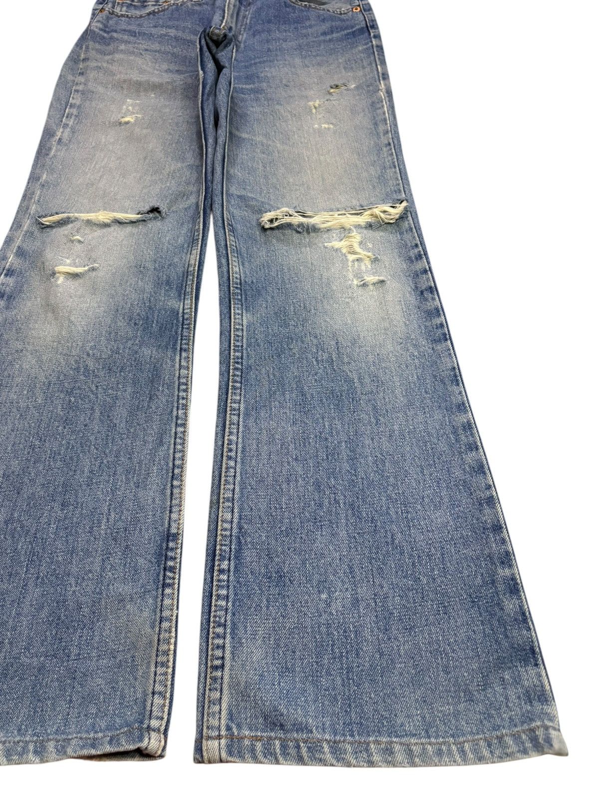 Levi's Vintage 90s Levis 517 Mud Wash Distressed Bootcut Flare Jean Size US 30 / EU 46 - 7 Thumbnail