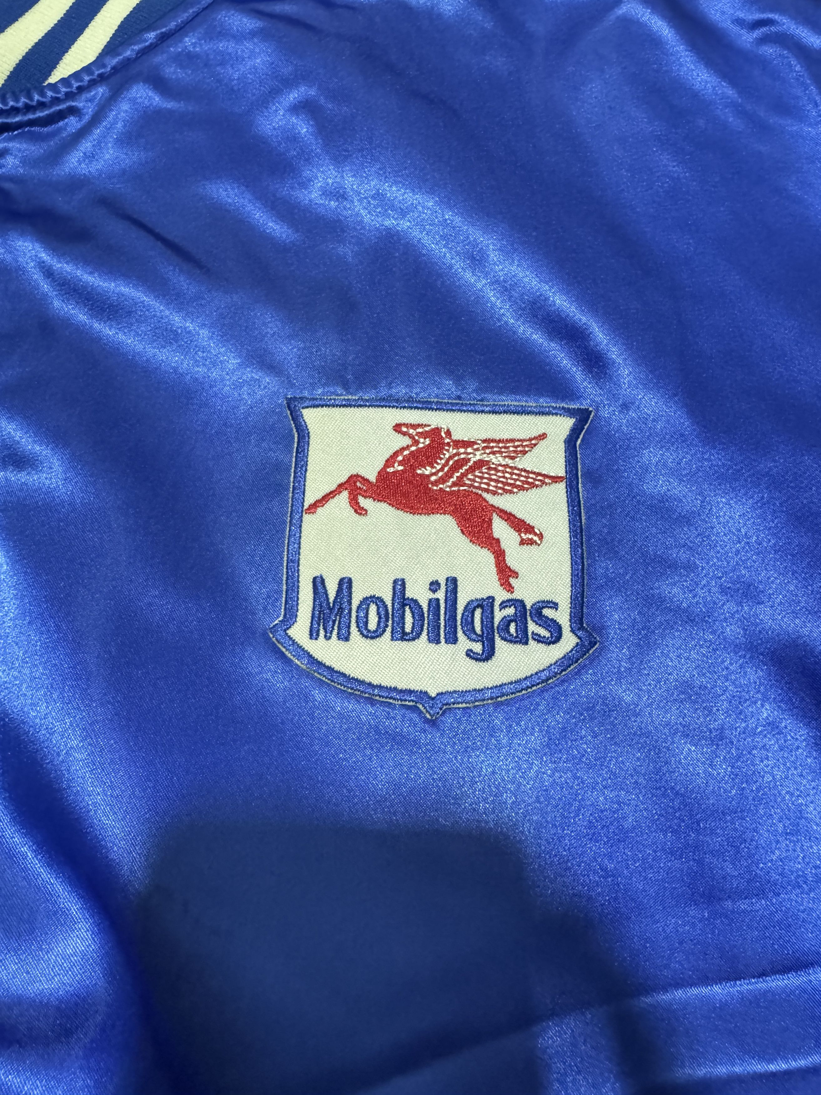 Sports Specialties Vintage Mobilgas Patches Baseball Jacket Size US L / EU 52-54 / 3 - 3 Thumbnail