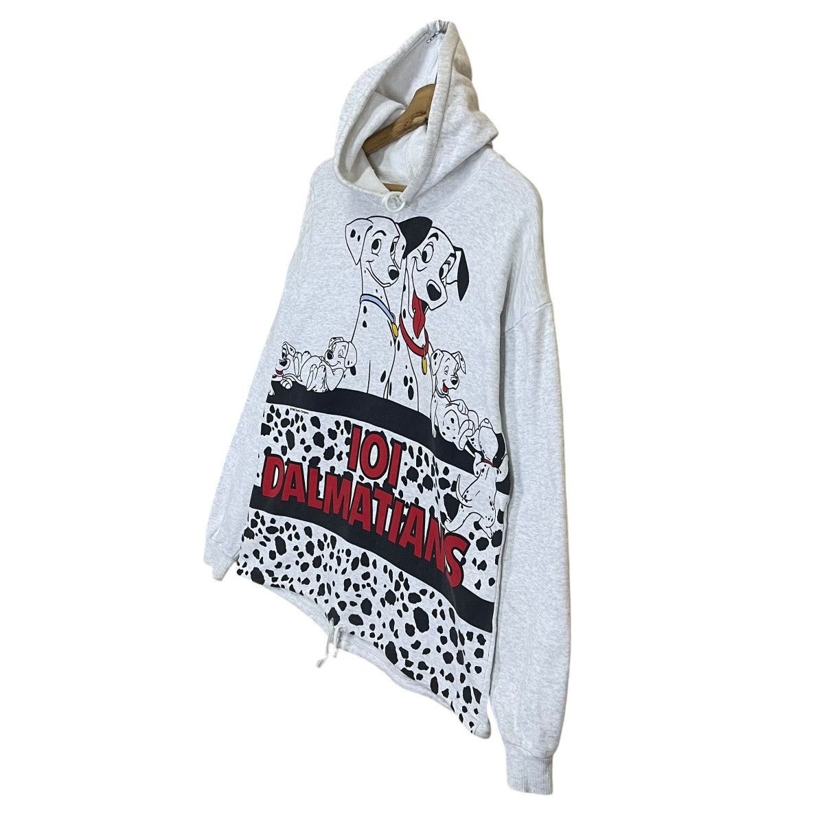 Disney × Japanese Brand × Vintage Vintage 90s 101 Dalmatian Dog Theme Graphic Pullover Hoodie Size US L / EU 52-54 / 3 - 3 Thumbnail