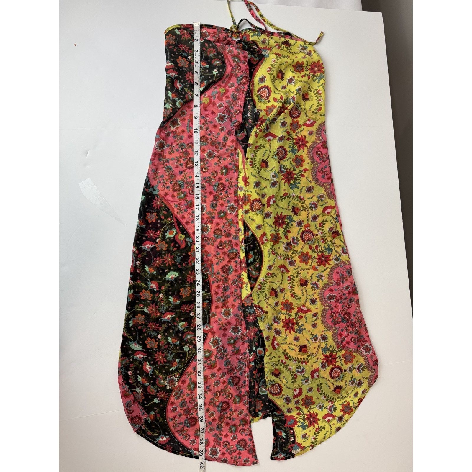 Shein SHEIN Halter Maxi Dress Boho Floral Open Swim Cover Small Size S / US 4 / IT 40 - 8 Thumbnail