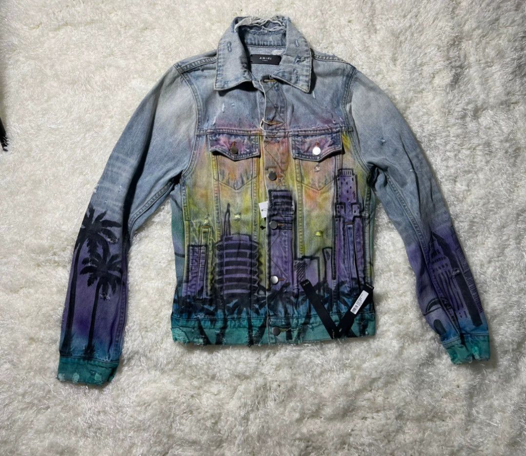 Amiri amiri alrbrush hollywood trucker jacket Size US XS / EU 42 / 0 - 1 Thumbnail