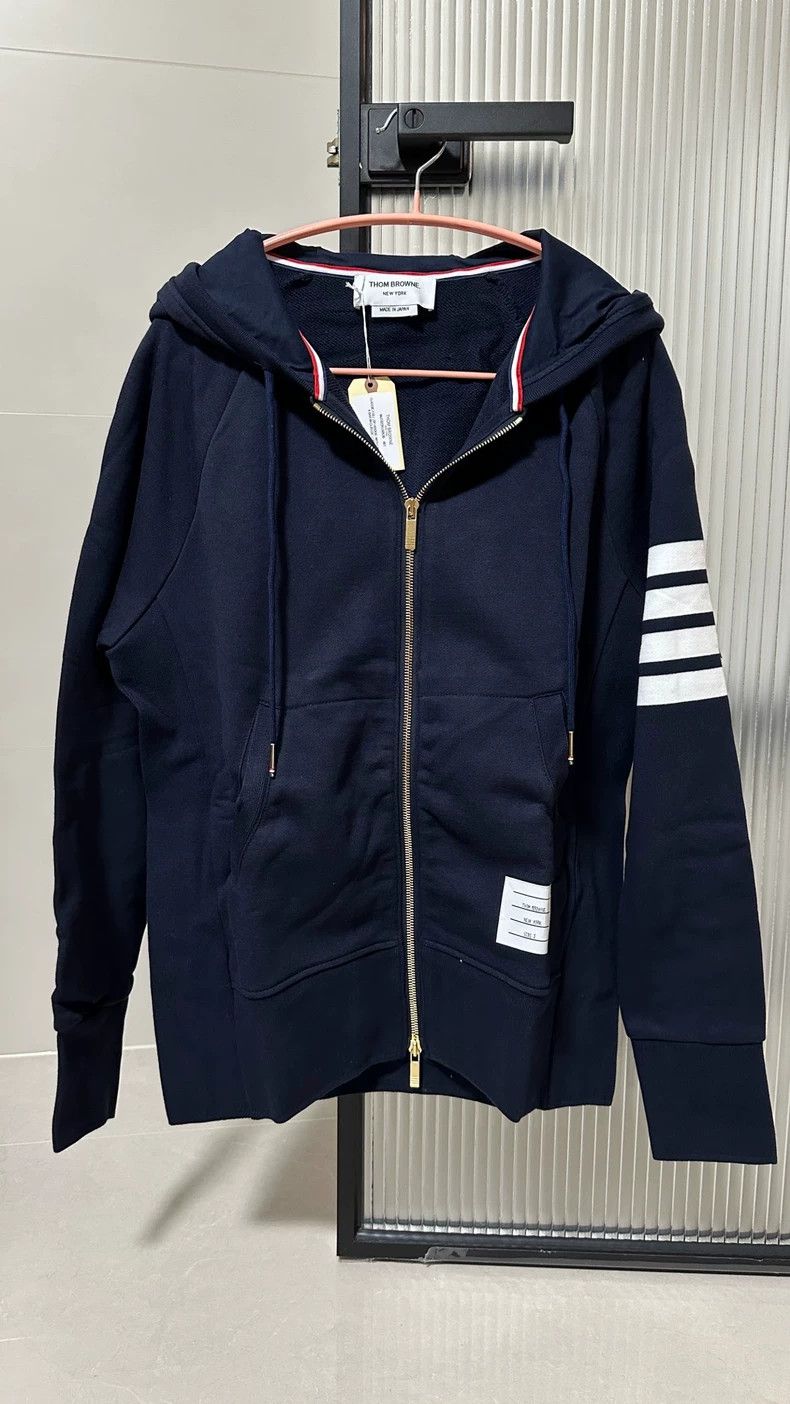 Thom Browne Thom Browne Zippered hoodie Size US L / EU 52-54 / 3 - 1 Thumbnail