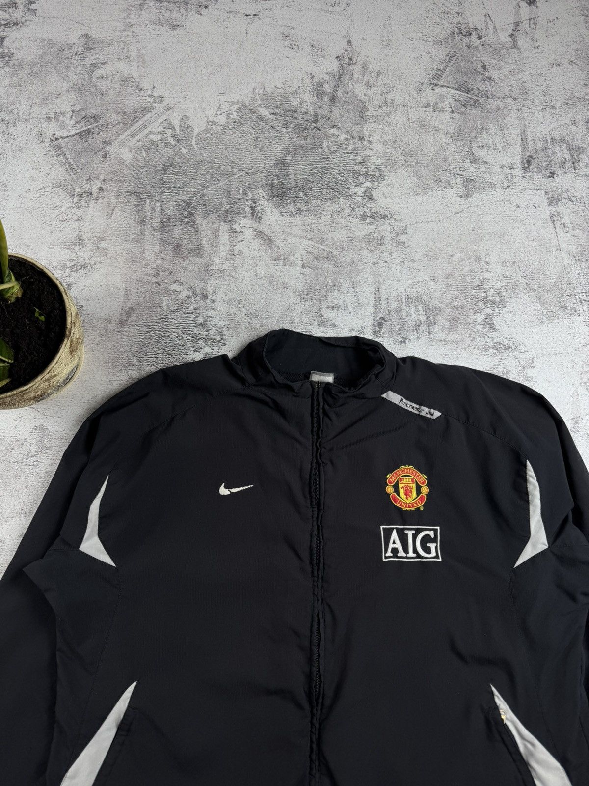 Nike Nike Manchester United 2007/2008 Football Soccer Light Track Jacket Windbreaker Size US XXL / EU 58 / 5 - 5 Thumbnail