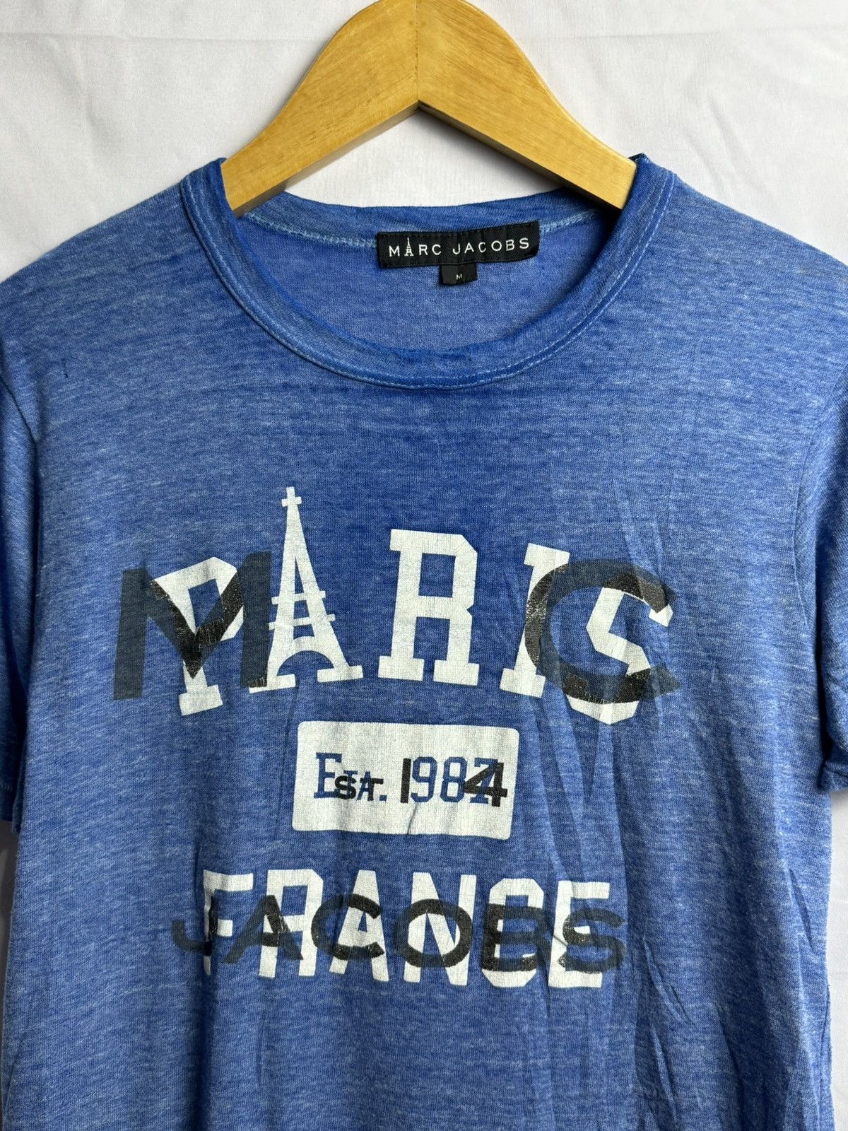 Marc Jacobs × Marc by Marc Jacobs × Vintage Vintage 80s Marc Jacobs France Tees Size US M / EU 48-50 / 2 - 4 Thumbnail