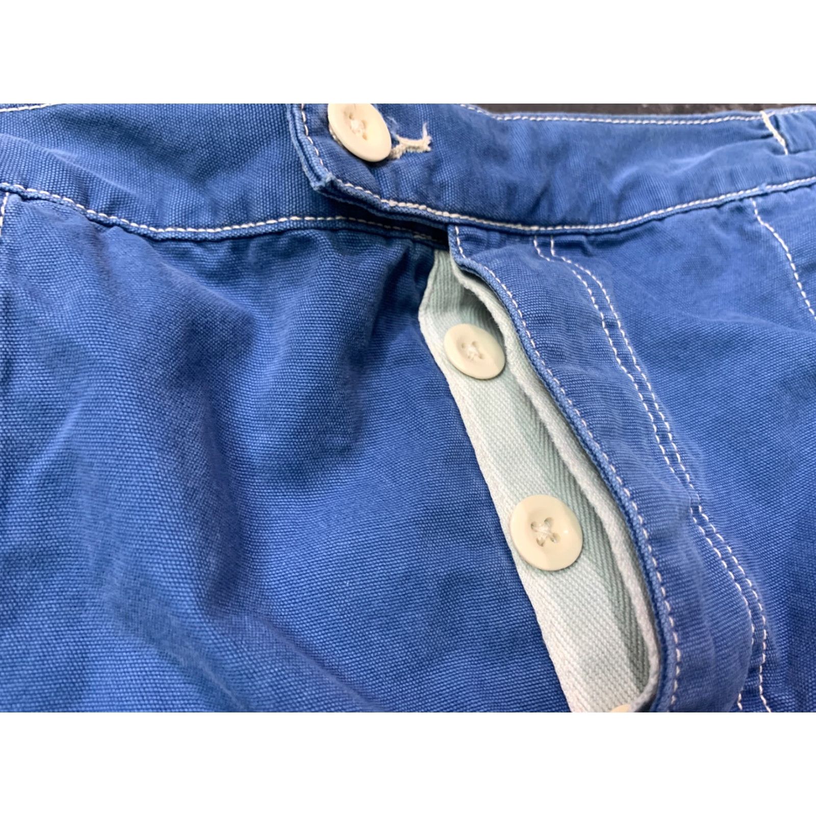Polo Ralph Lauren VINTAGE Polo Ralph Lauren RL 67 Beach Shorts XL Blue Cargo Mens Size US XL / EU 56 / 4 - 4 Thumbnail