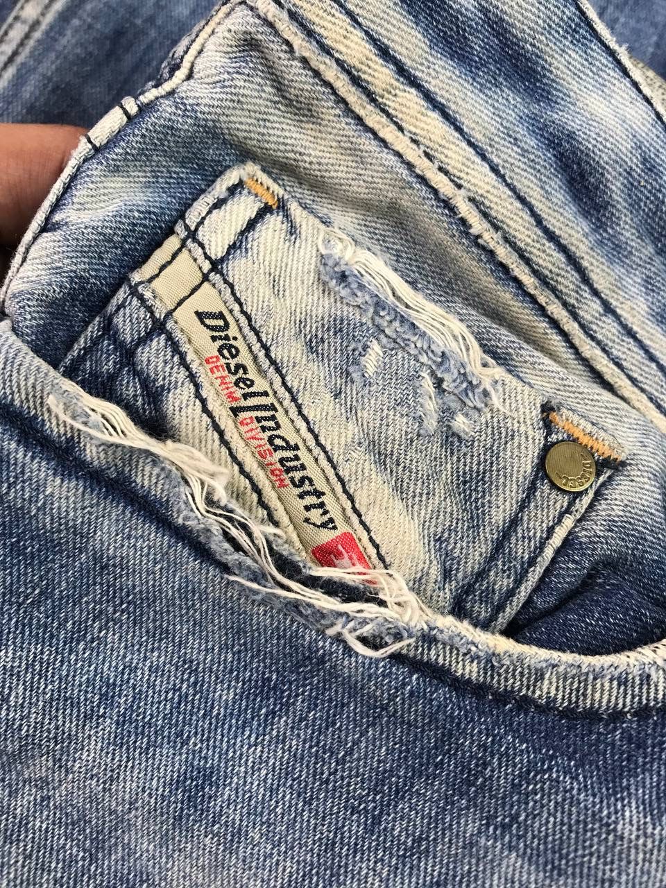 Diesel Black Gold Vintage Distressed Denim Diesel Rare Design Size US 32 / EU 48 - 10 Thumbnail