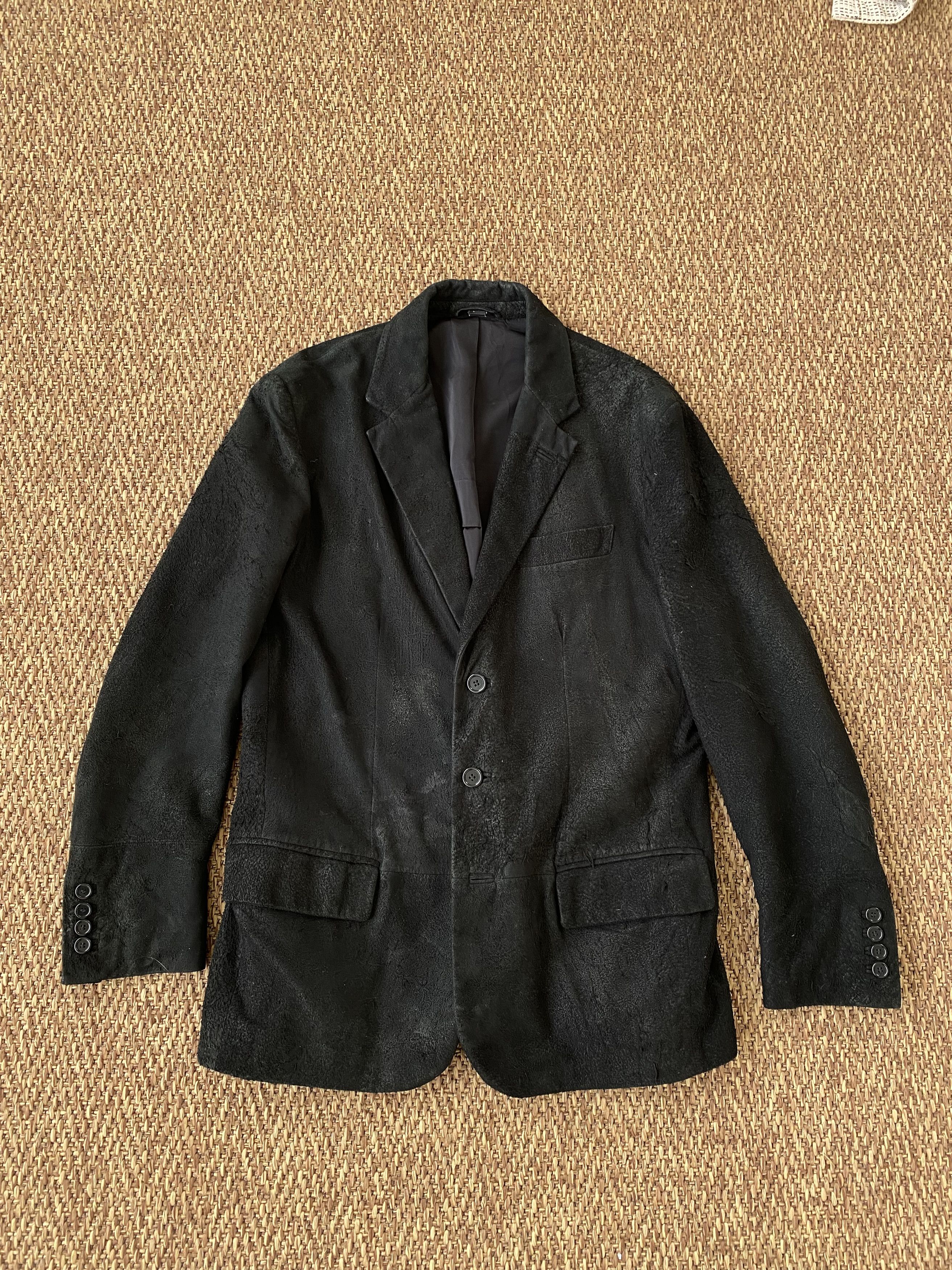 Helmut Lang FW01 Blistered Leather Blazer Size US M / EU 48-50 / 2 - 4 Thumbnail