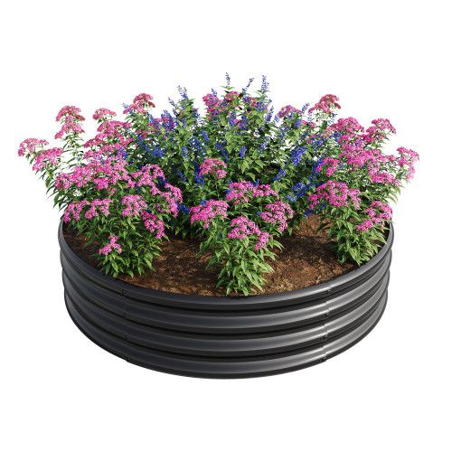 Designer × Homemade 47.24*11.4" Tall Round Raised Garedn Bed,Metal Raised Beds f Size US L / EU 52-54 / 3 - 5 Thumbnail
