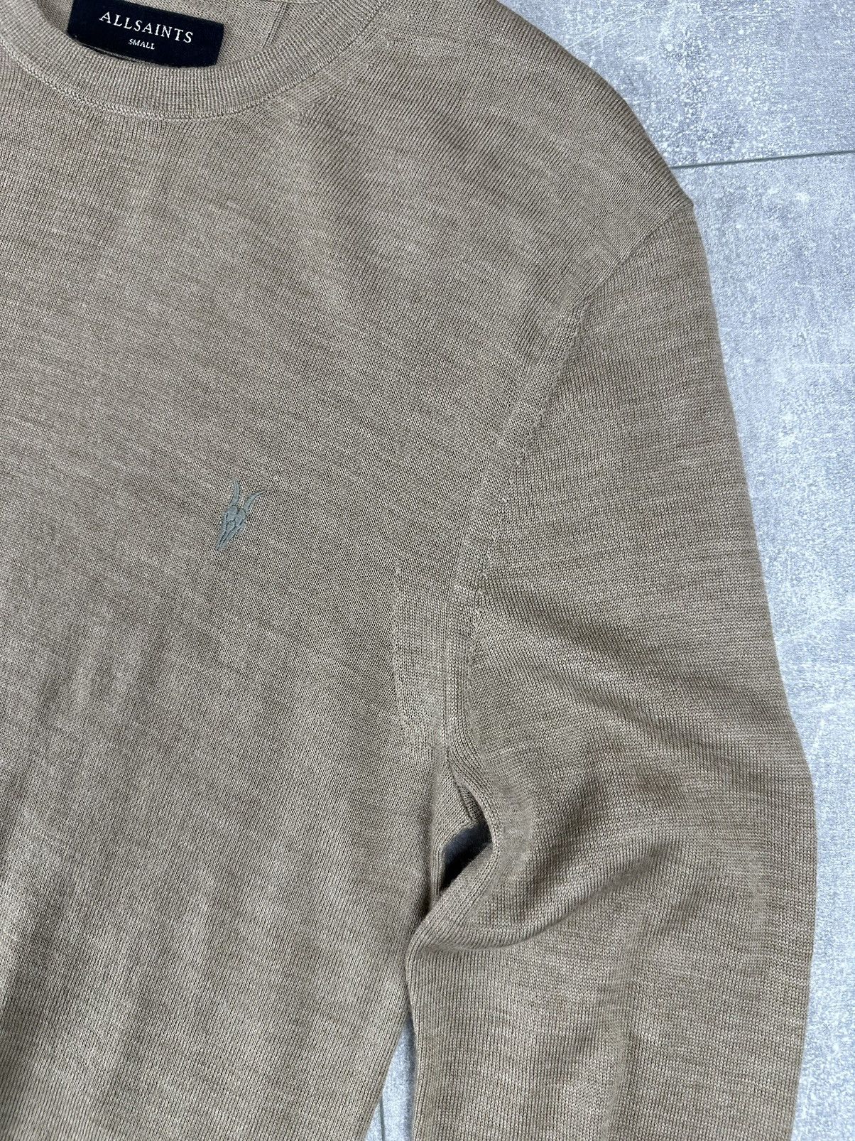Allsaints Allsaints Merino Wool Small Logo Crew Neck Sweater Size US S / EU 44-46 / 1 - 6 Thumbnail