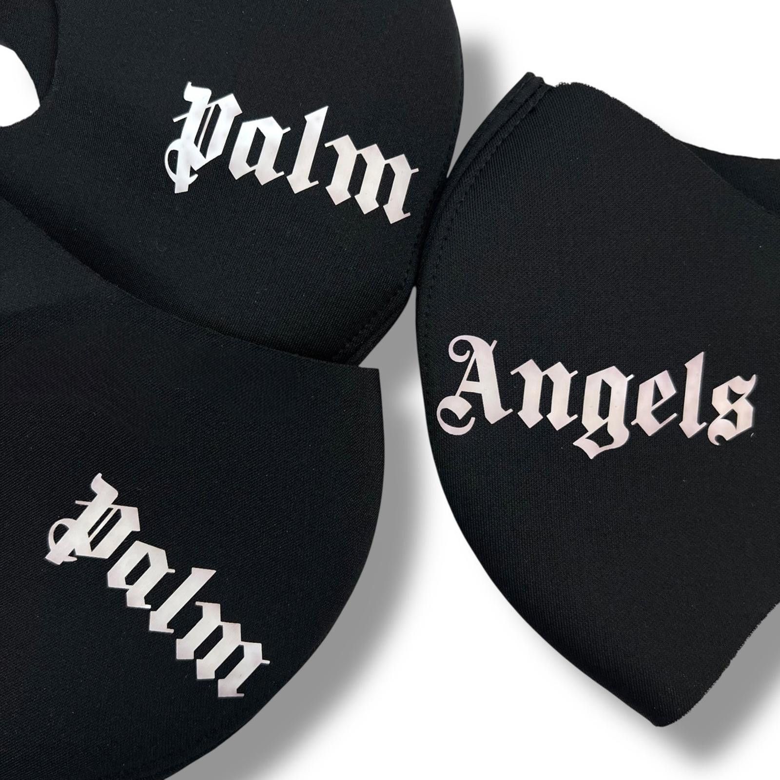 Palm Angels Palm Angels Logo Black Face Mask Size ONE SIZE - 5 Thumbnail