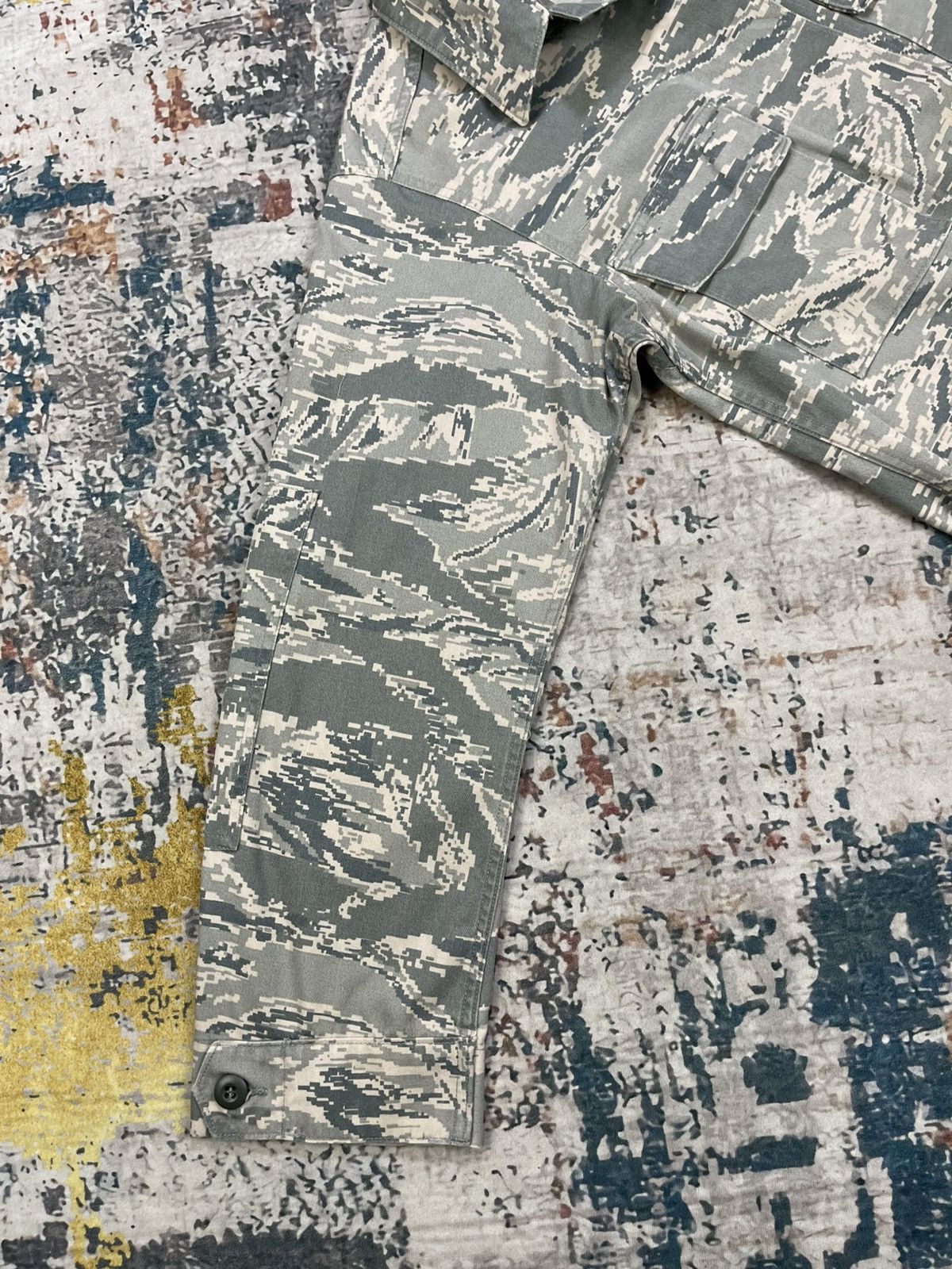 Vintage Vtg US Air Force Camouflage Utility Field Jacket Size S / US 4 / IT 40 - 8 Thumbnail