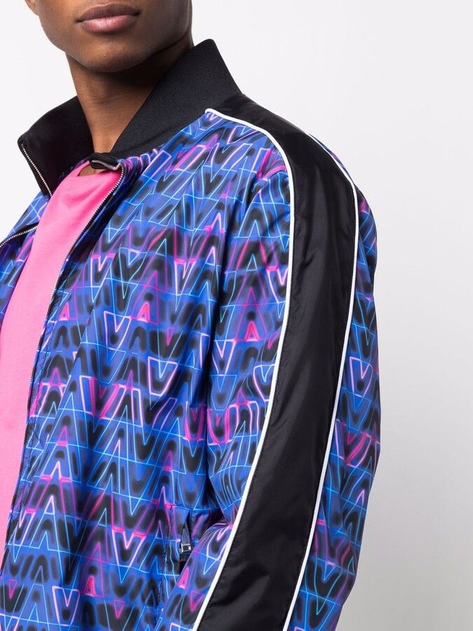 Valentino o1y0525 Bomber Jacket in Multicolor Size US M / EU 48-50 / 2 - 2 Thumbnail
