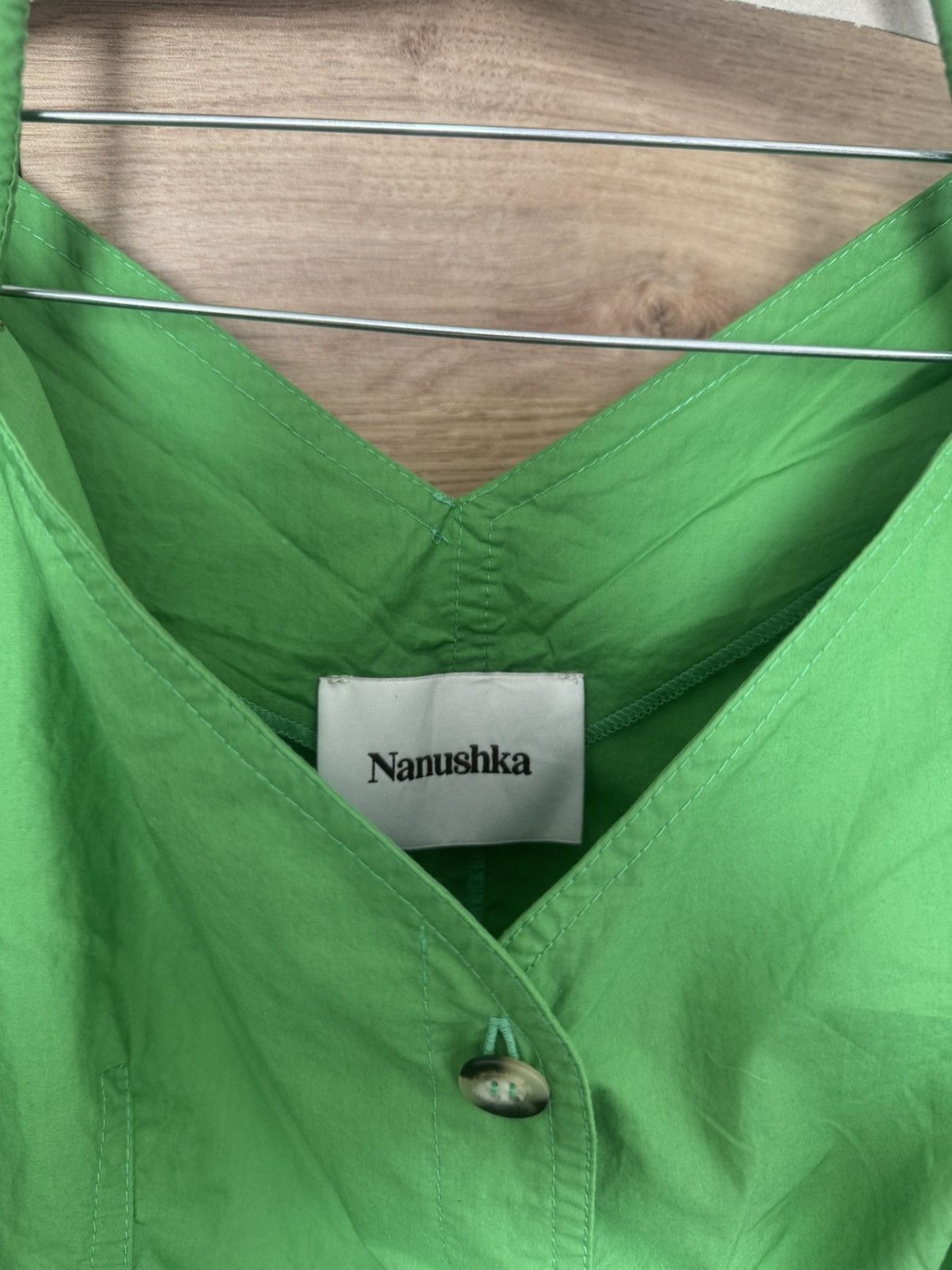 Nanushka Nanushka tami cotton poplin halterneck top Size XS / US 0-2 / IT 36-38 - 3 Thumbnail