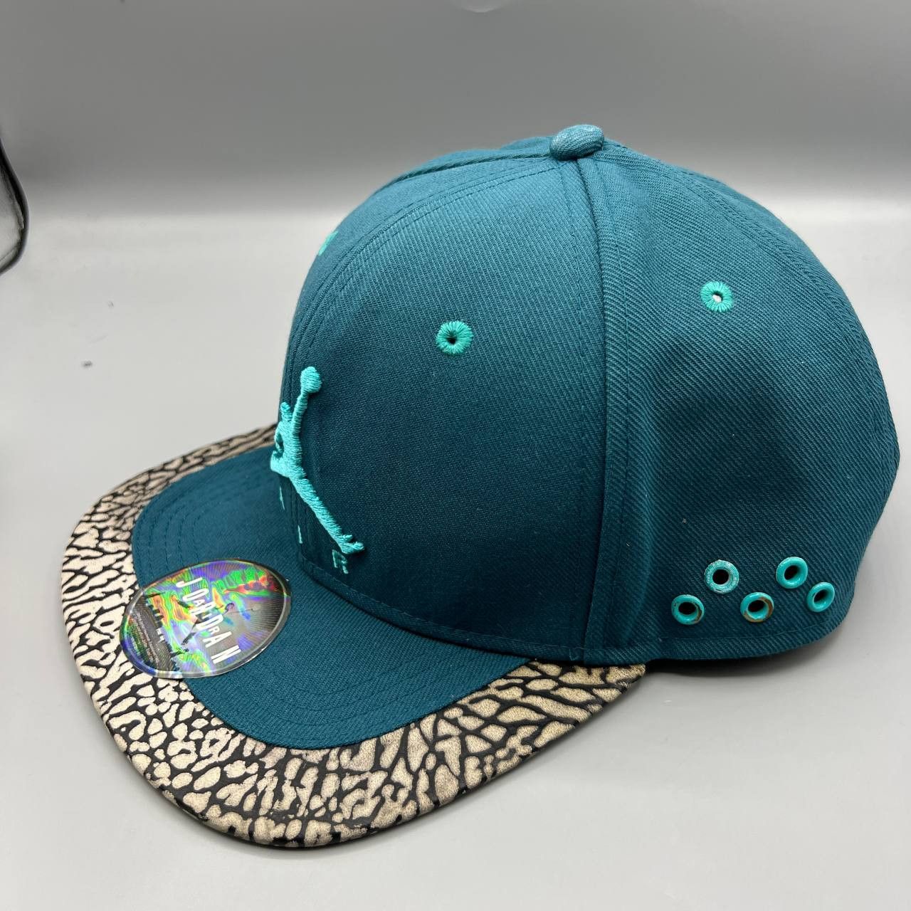 Jordan Brand Air Jordan Hat Men Cement Elephant Jumpman Strap Back Cap Size ONE SIZE - 3 Thumbnail