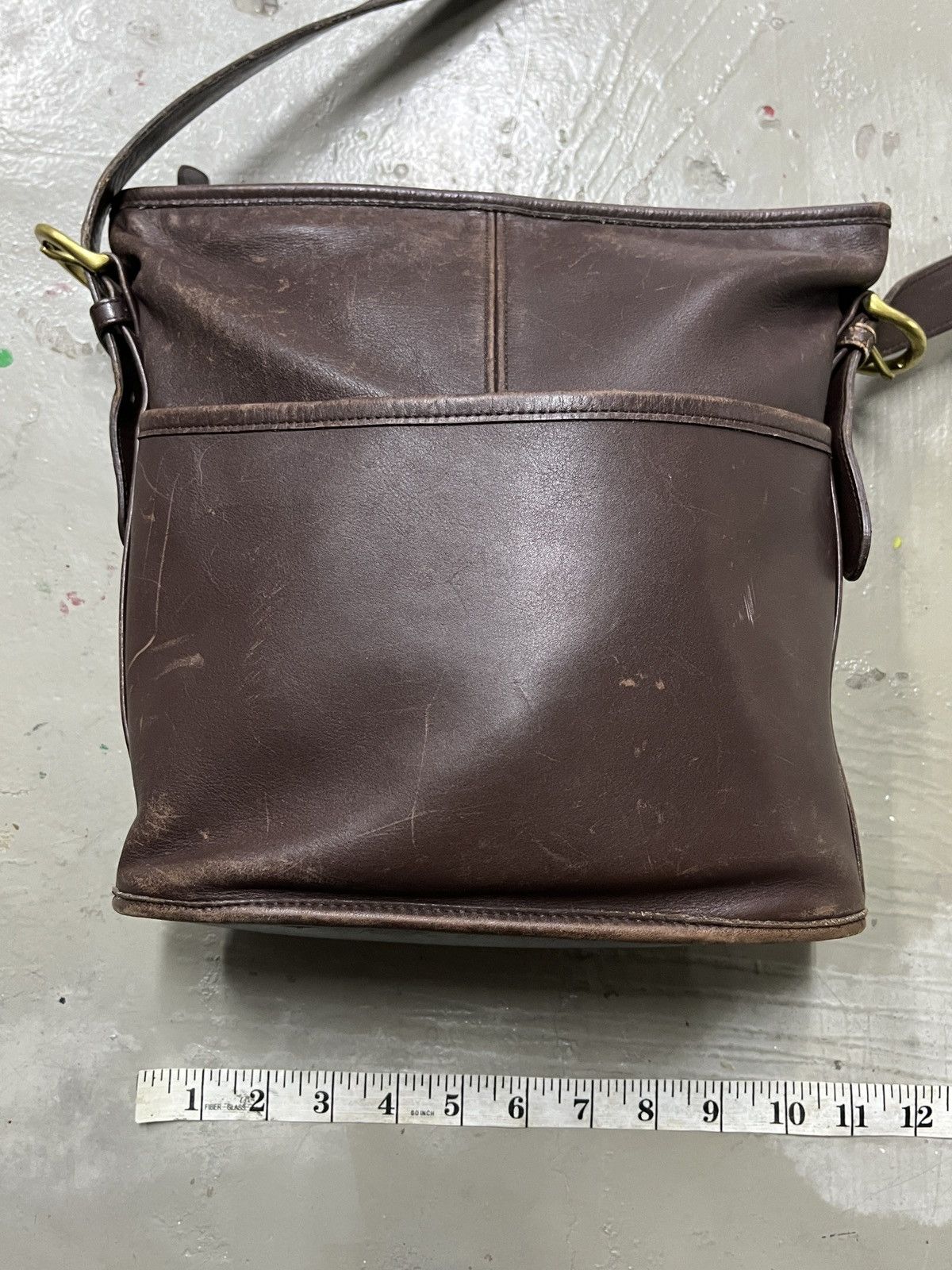 Coach Coach Vintage Tanned Patina Cowhide Leather Bucket Bag Size ONE SIZE - 19 Thumbnail