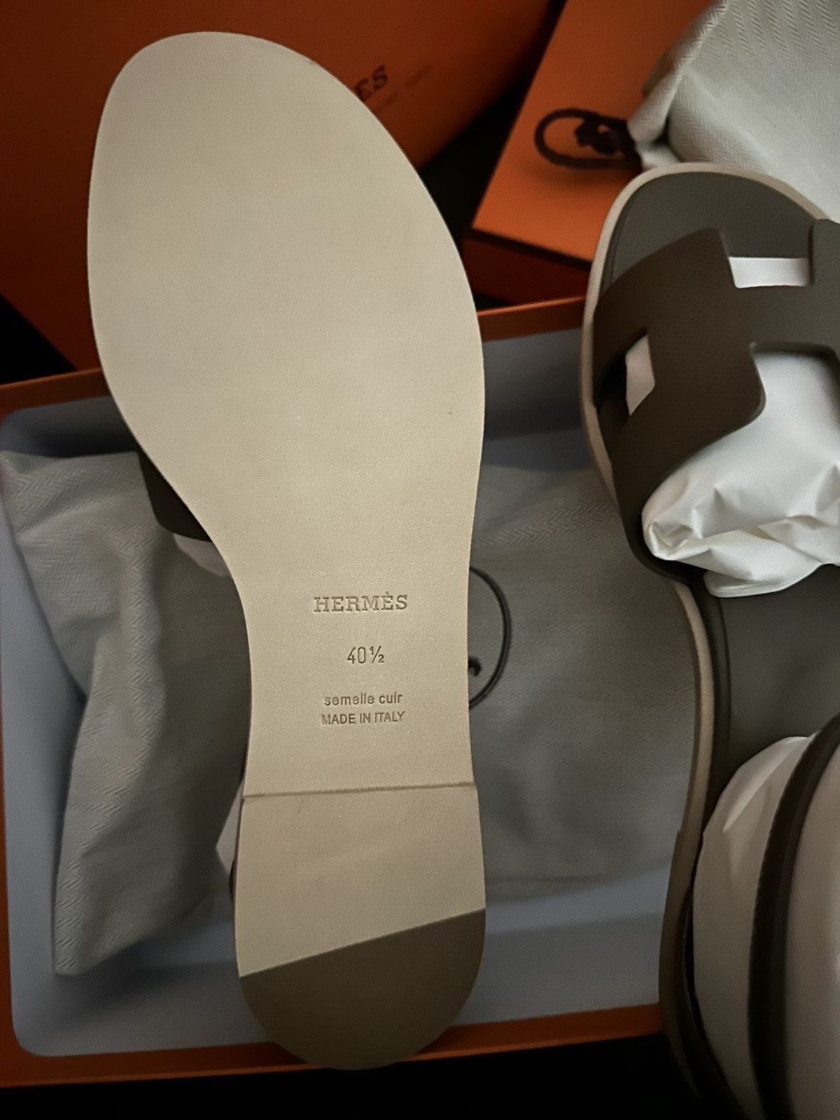 Hermes Hermes Santorini Size US 9.5 / IT 39.5 - 4 Thumbnail