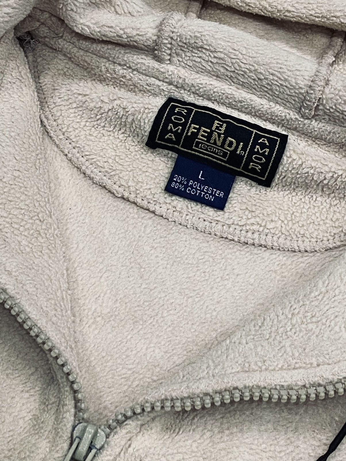 Fendi Fendi Zip Hoodie Fleece Pullover Vintage Size US S / EU 44-46 / 1 - 8 Thumbnail