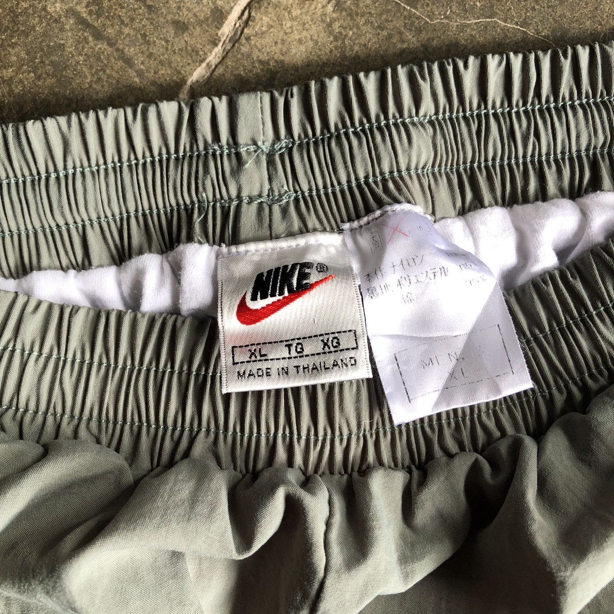 Nike × Vintage Vintage Nike Track Nylon Pants 90s 🍒 Size US 35 - 4 Thumbnail